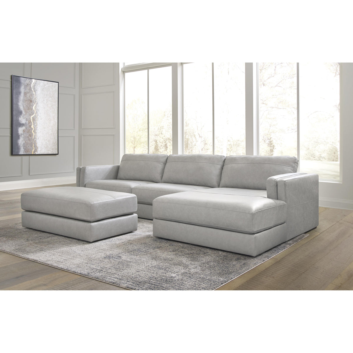 Signature Design by Ashley Amiata 57404S2 2 pc Sectional with Chaise IMAGE 8