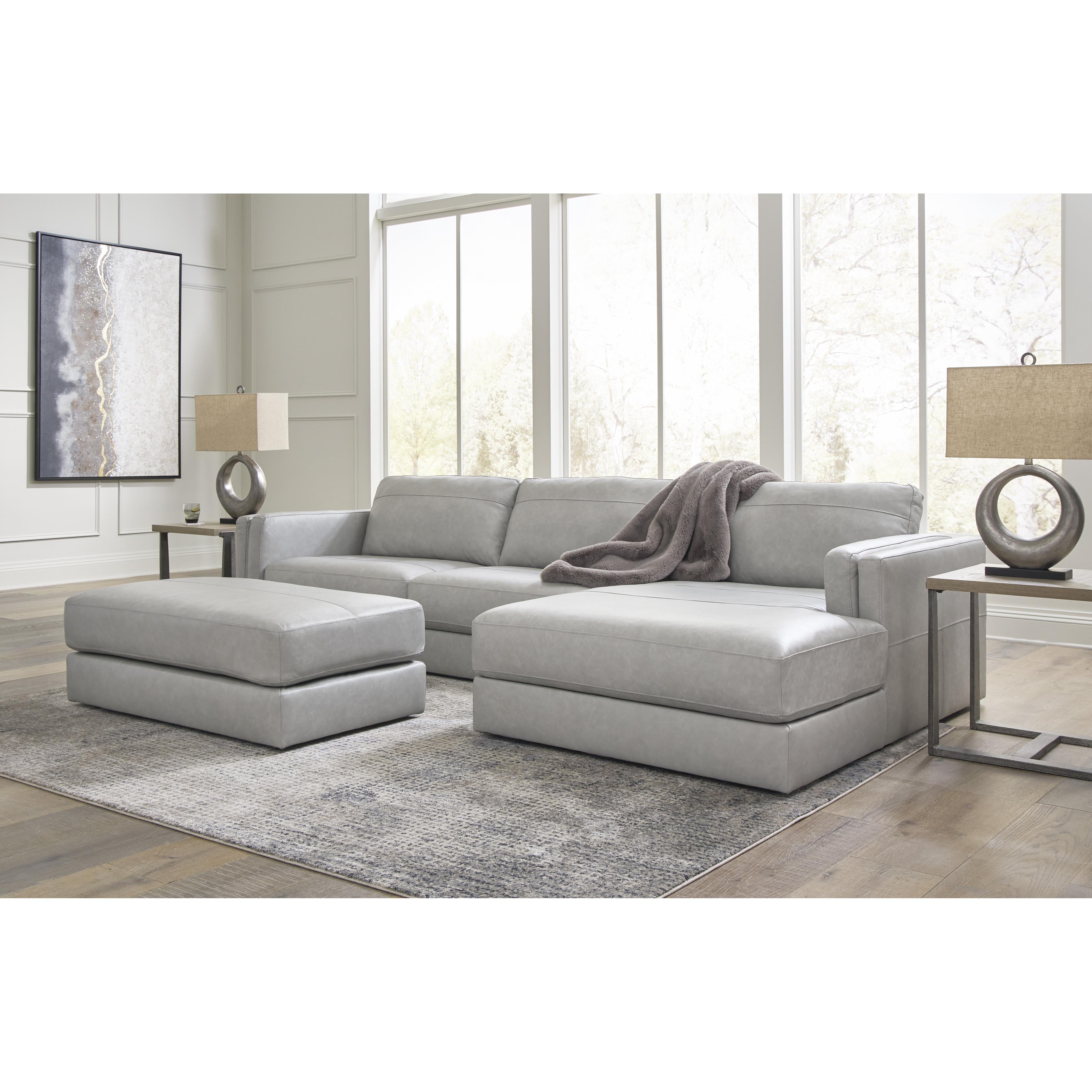Signature Design by Ashley Amiata 57404S2 2 pc Sectional with Chaise IMAGE 9