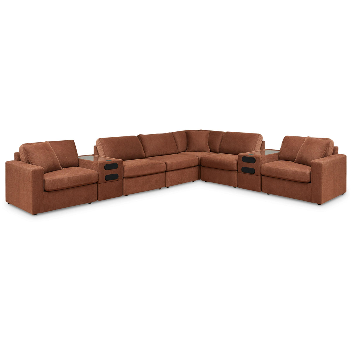 Signature Design by Ashley Modmax 92102S16 8 pc Sectional with Audio System IMAGE 1