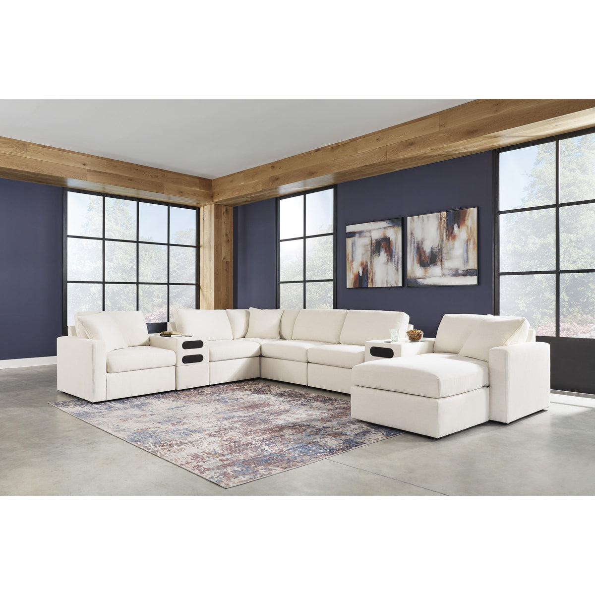 Signature Design by Ashley Modmax 92103S16 8 pc Sectional with Audio System IMAGE 2