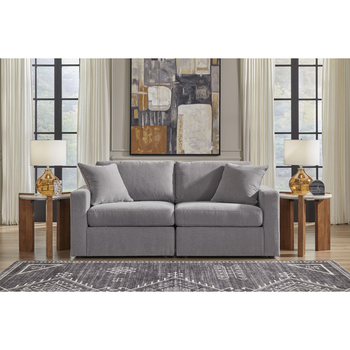 Signature Design by Ashley Modmax 92104S1 2 pc Sectional Loveseat IMAGE 1