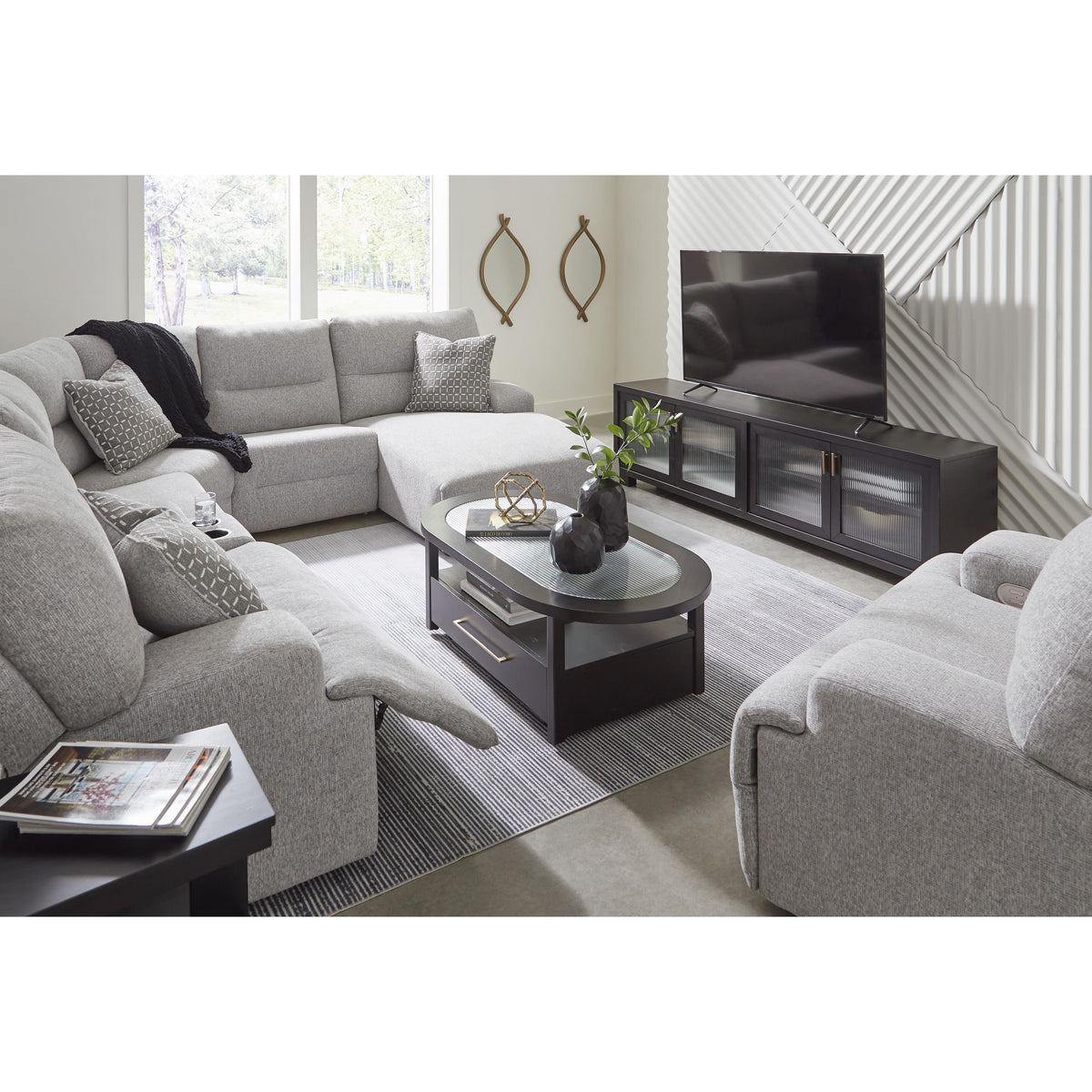 Signature Design by Ashley Acklen Place 9360582 Wide Seat Power Recliner IMAGE 12