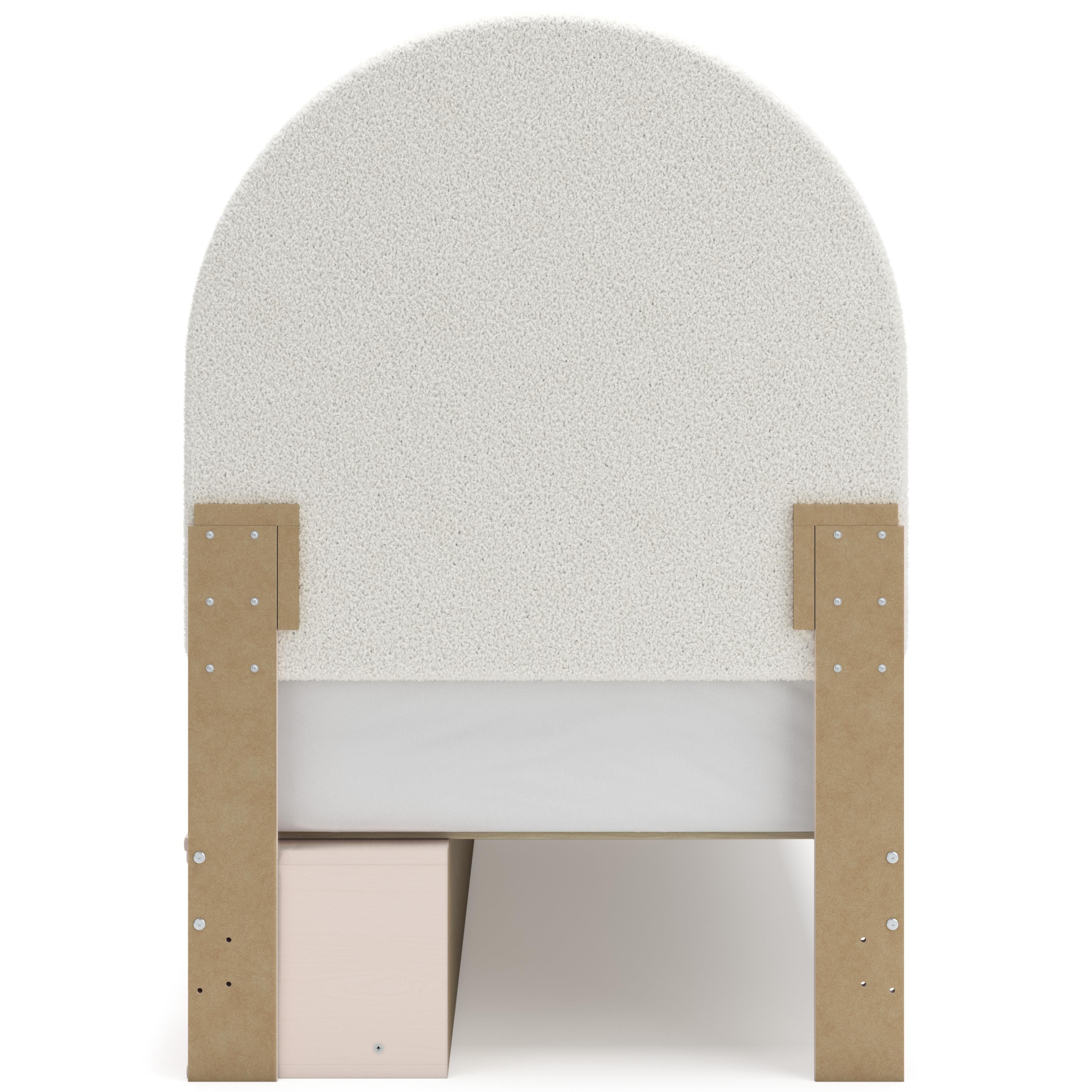 Signature Design by Ashley Wistenpine B1323B12 Twin Upholstered Panel Bed with Storage IMAGE 6