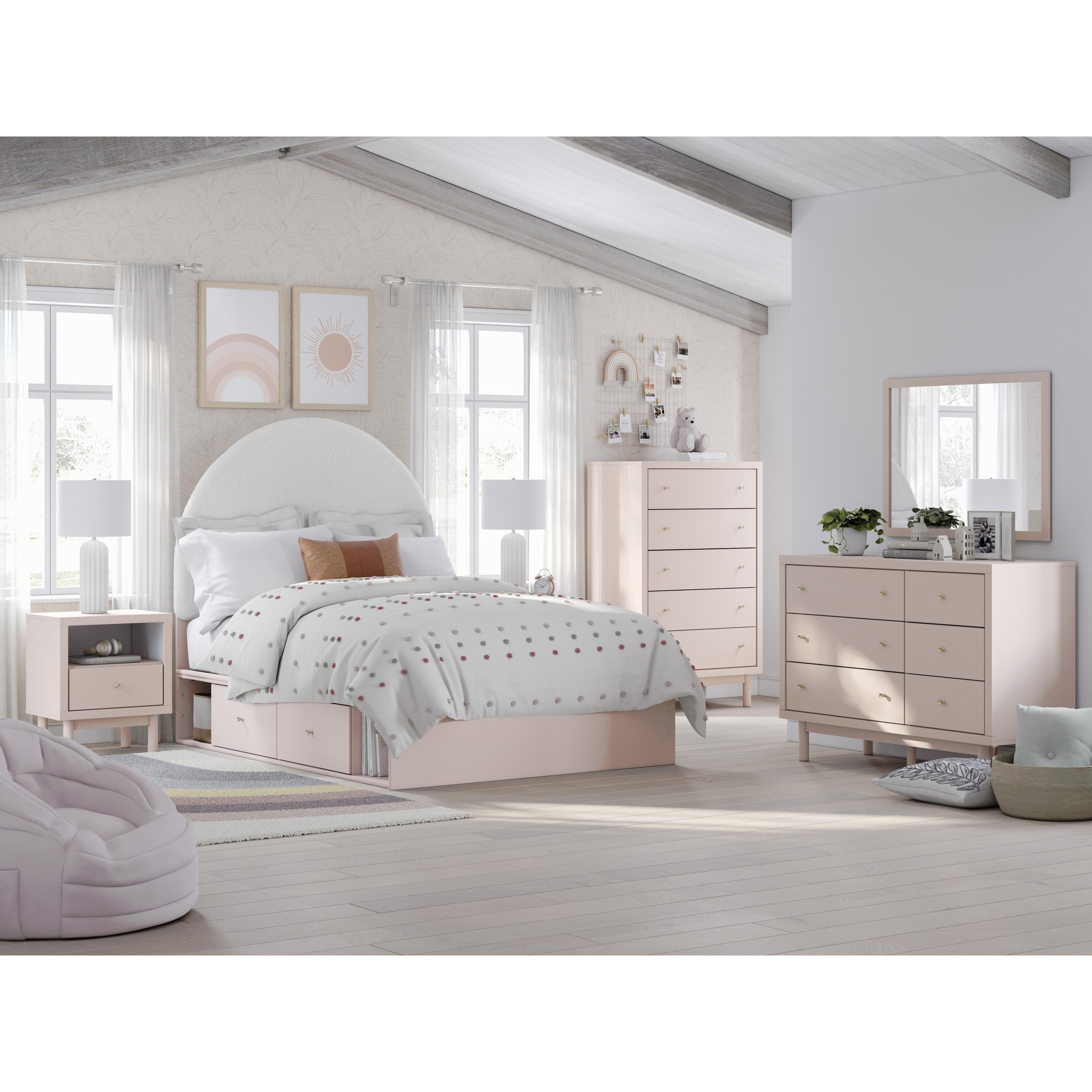 Signature Design by Ashley Wistenpine B1323B13 Full Upholstered Panel Bed with Storage IMAGE 11