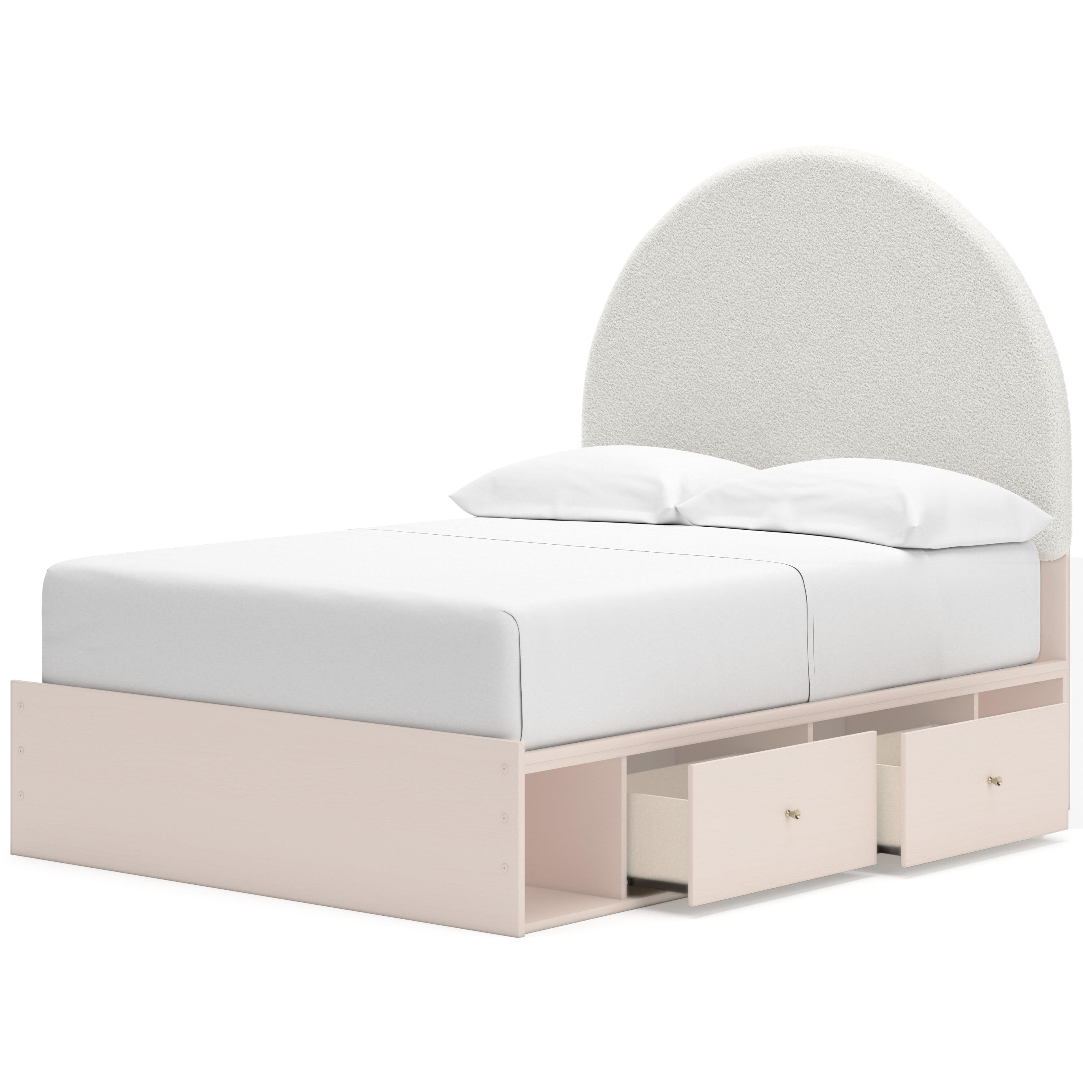 Signature Design by Ashley Wistenpine B1323B13 Full Upholstered Panel Bed with Storage IMAGE 2