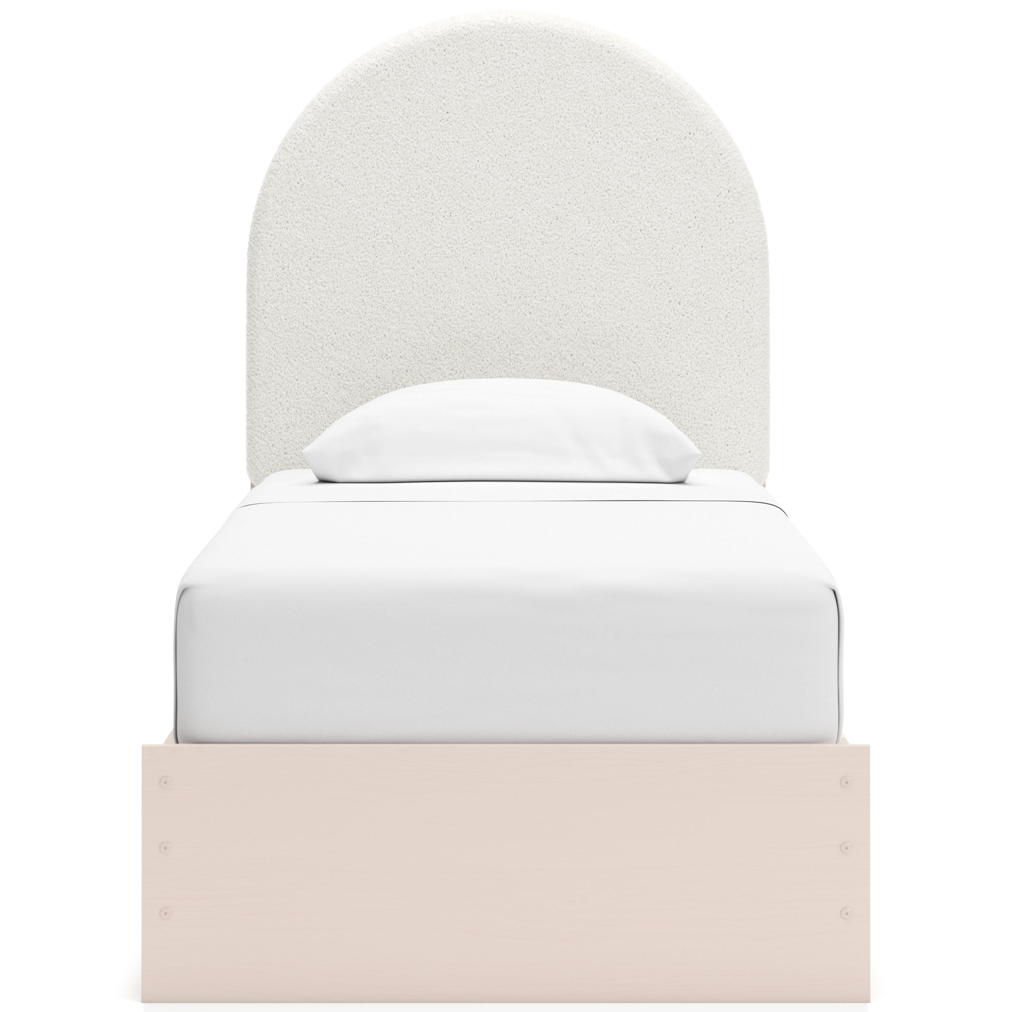 Signature Design by Ashley Wistenpine B1323B14 Twin Upholstered Panel Bed with Storage IMAGE 3