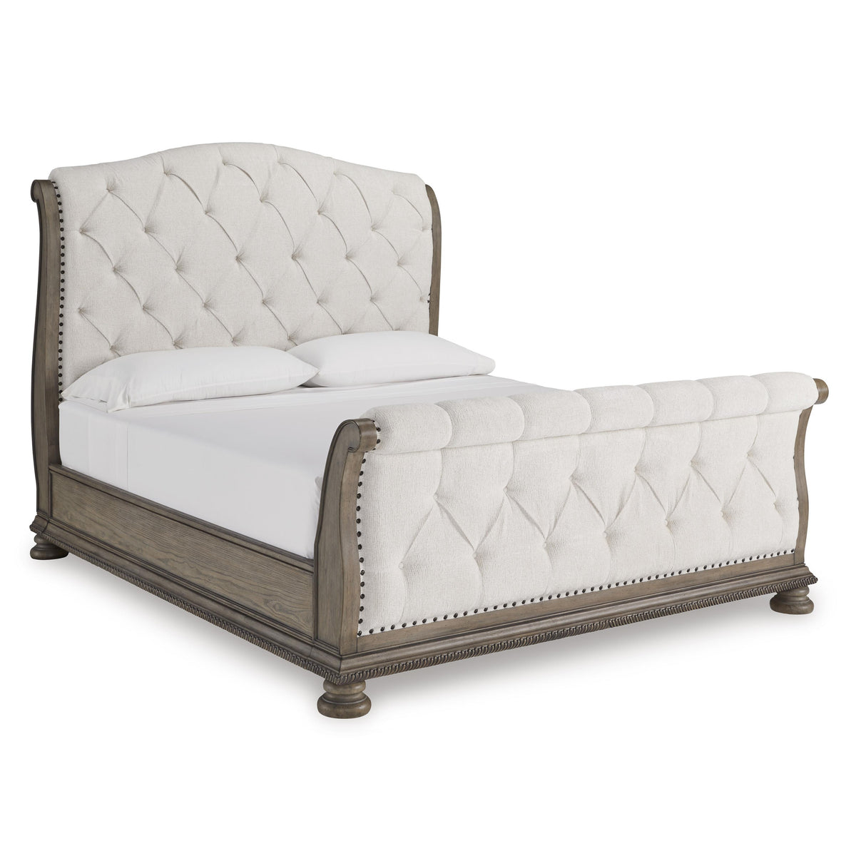 Signature Design by Ashley Ardenfield B944B4 King Upholstered Sleigh Bed IMAGE 1
