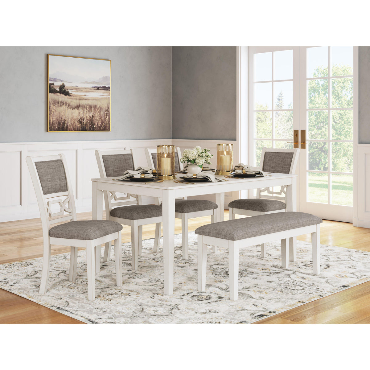 Signature Design by Ashley Erinberg D423-325 Dining Room Table Set IMAGE 4