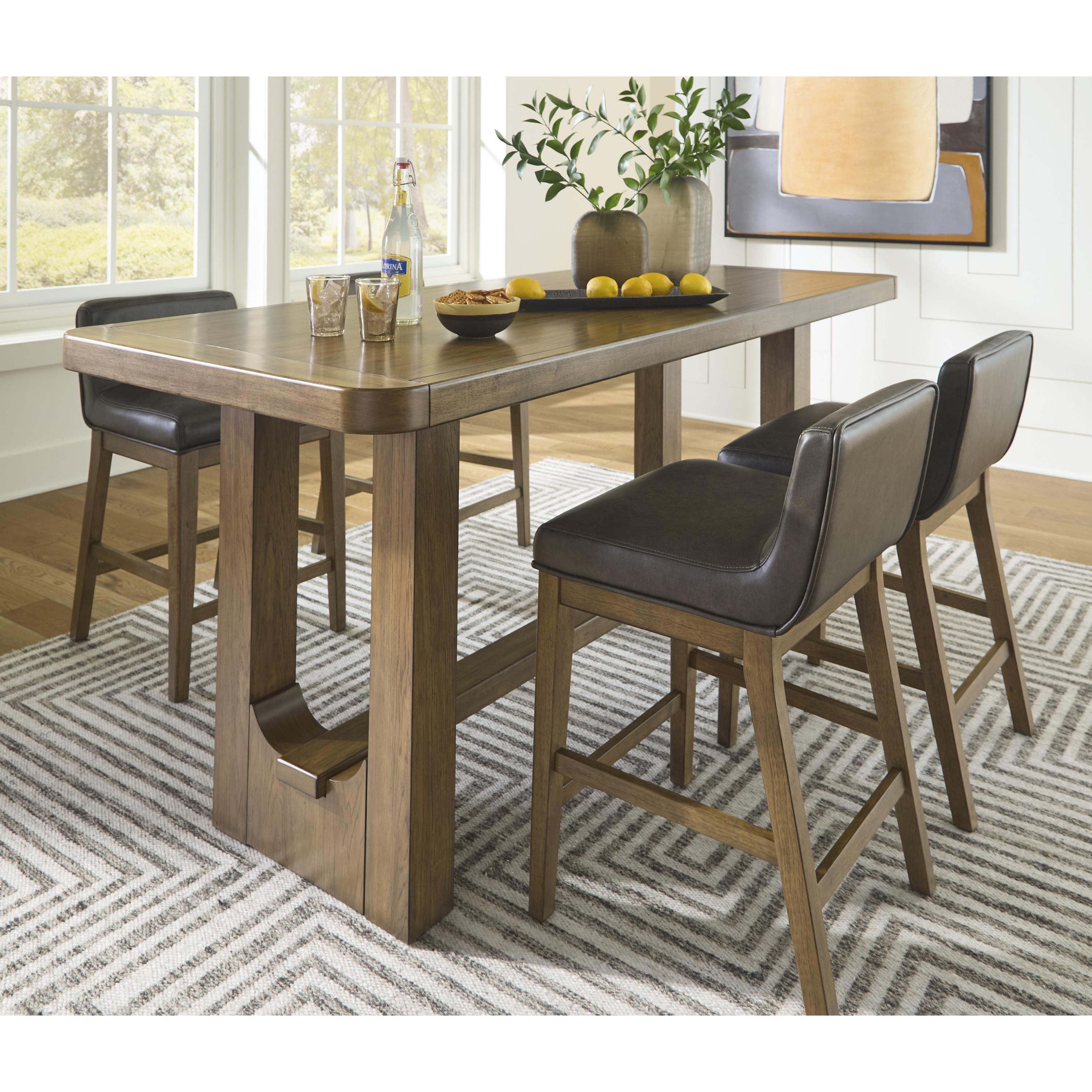 Signature Design by Ashley Cabalynn D974-13 Rectangular Dining Room Counter Table IMAGE 10