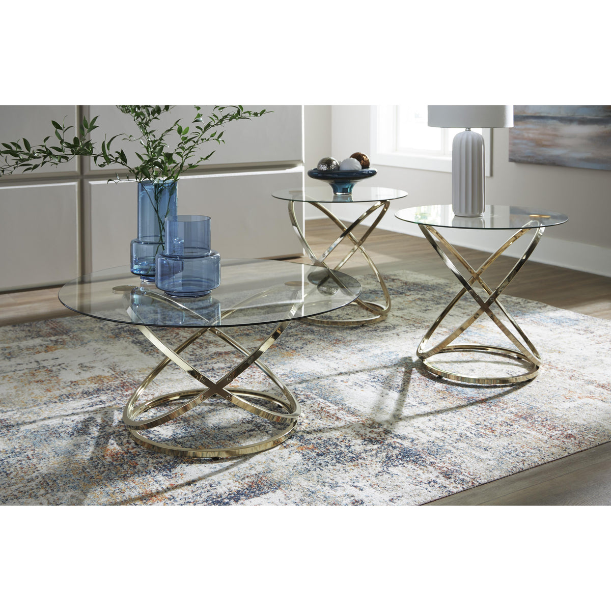 Signature Design by Ashley Crimonti T273-13 Occasional Table Set IMAGE 3