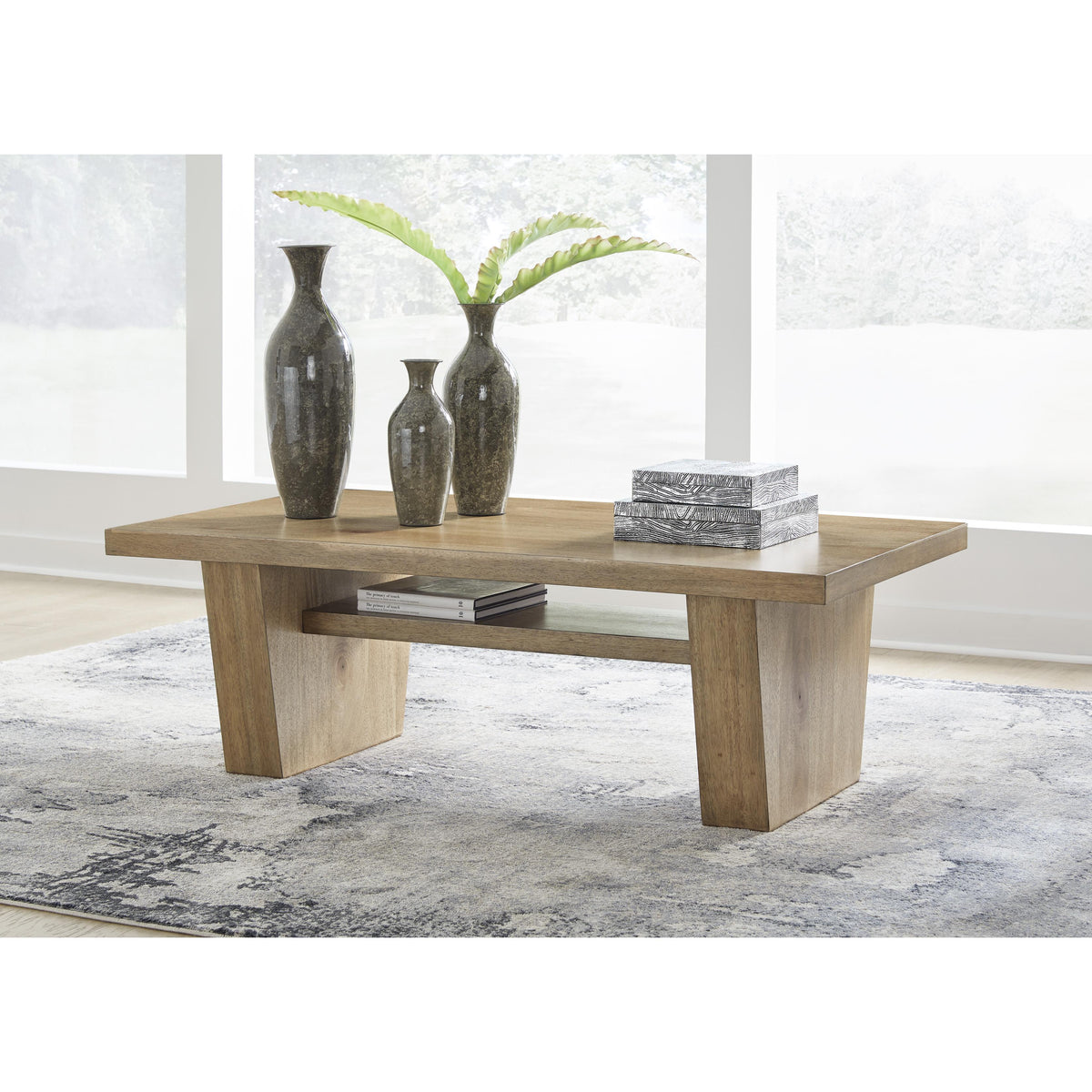 Signature Design by Ashley Kristiland T674T1 Coffee Table and 2 End Tables IMAGE 2