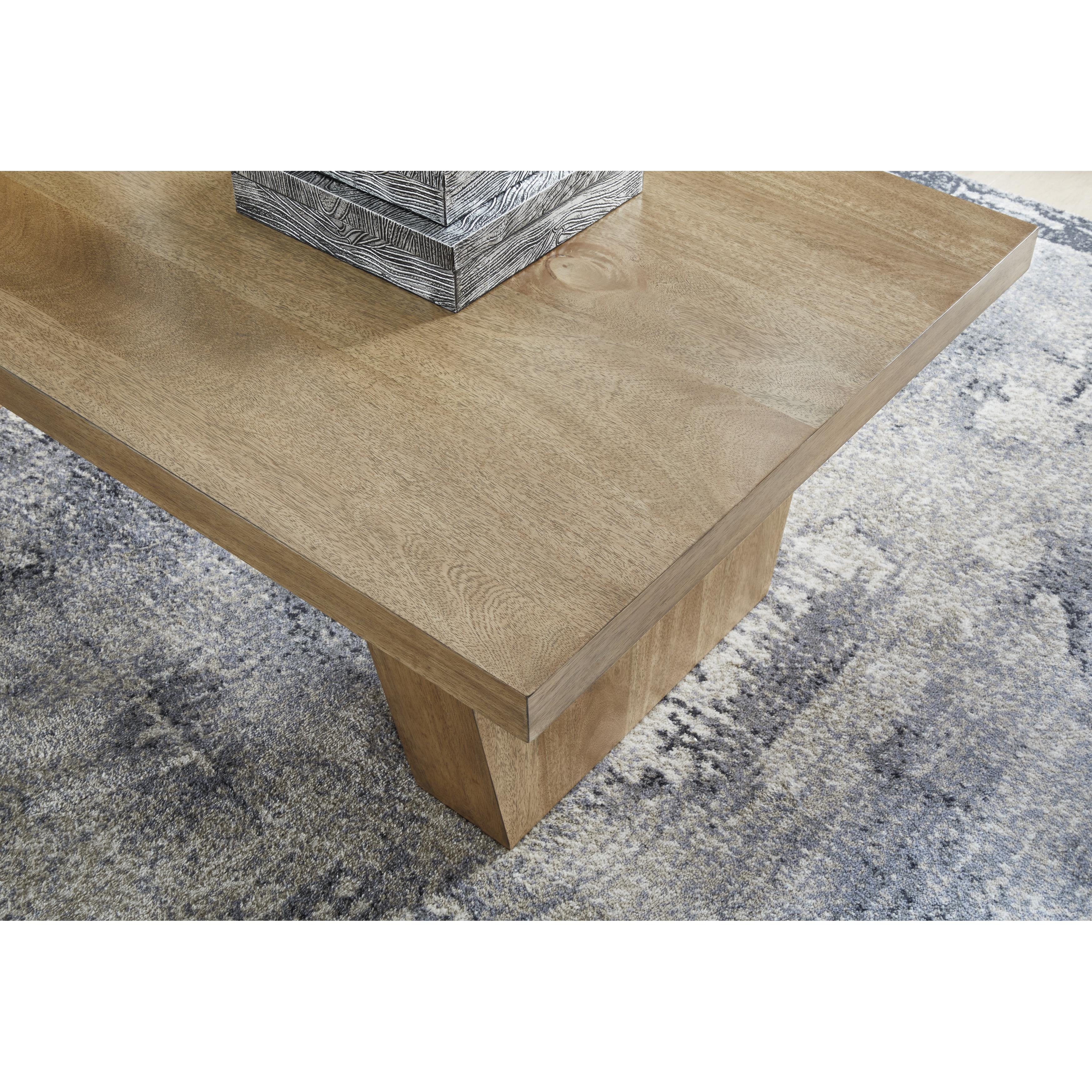 Signature Design by Ashley Kristiland T674T1 Coffee Table and 2 End Tables IMAGE 3