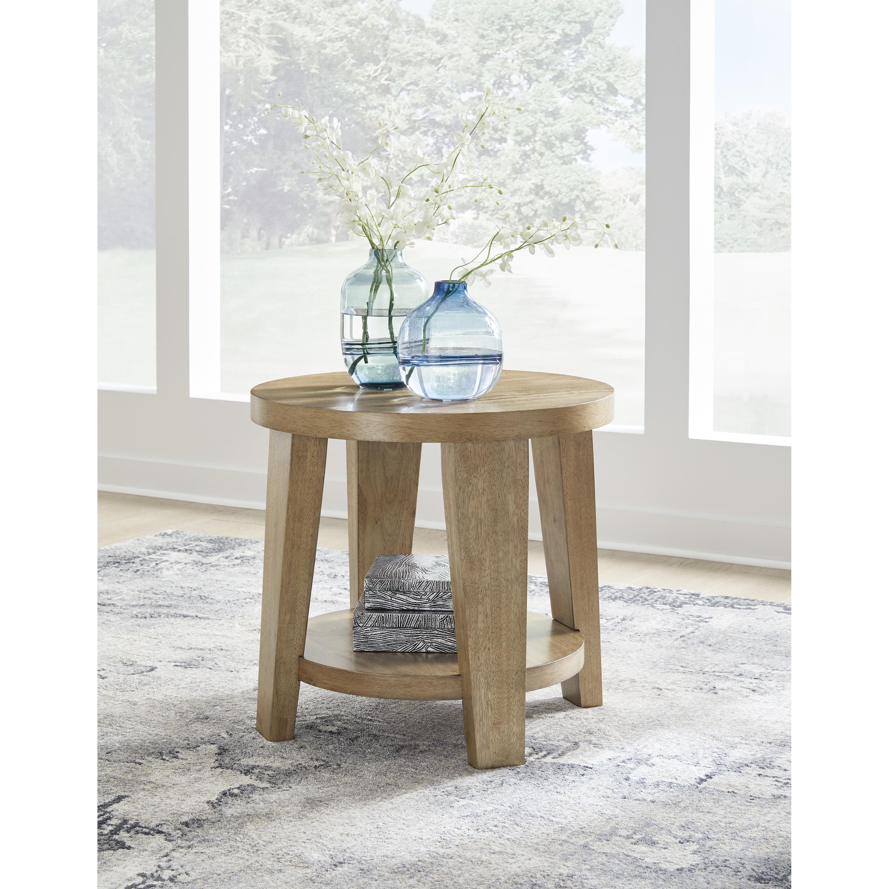 Signature Design by Ashley Kristiland T674T1 Coffee Table and 2 End Tables IMAGE 4