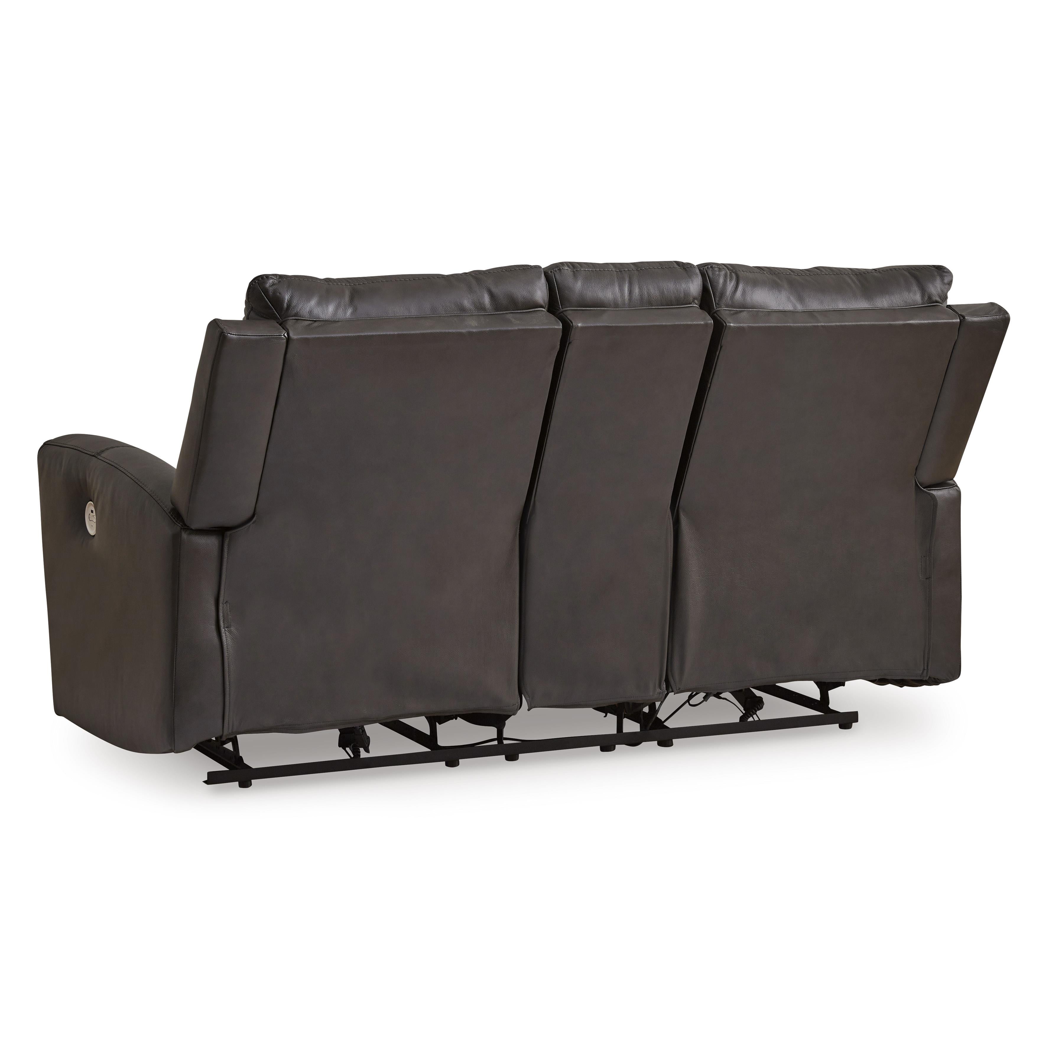 Signature Design by Ashley Boxmere U1310096 Double Reclining Power Loveseat with Console IMAGE 5
