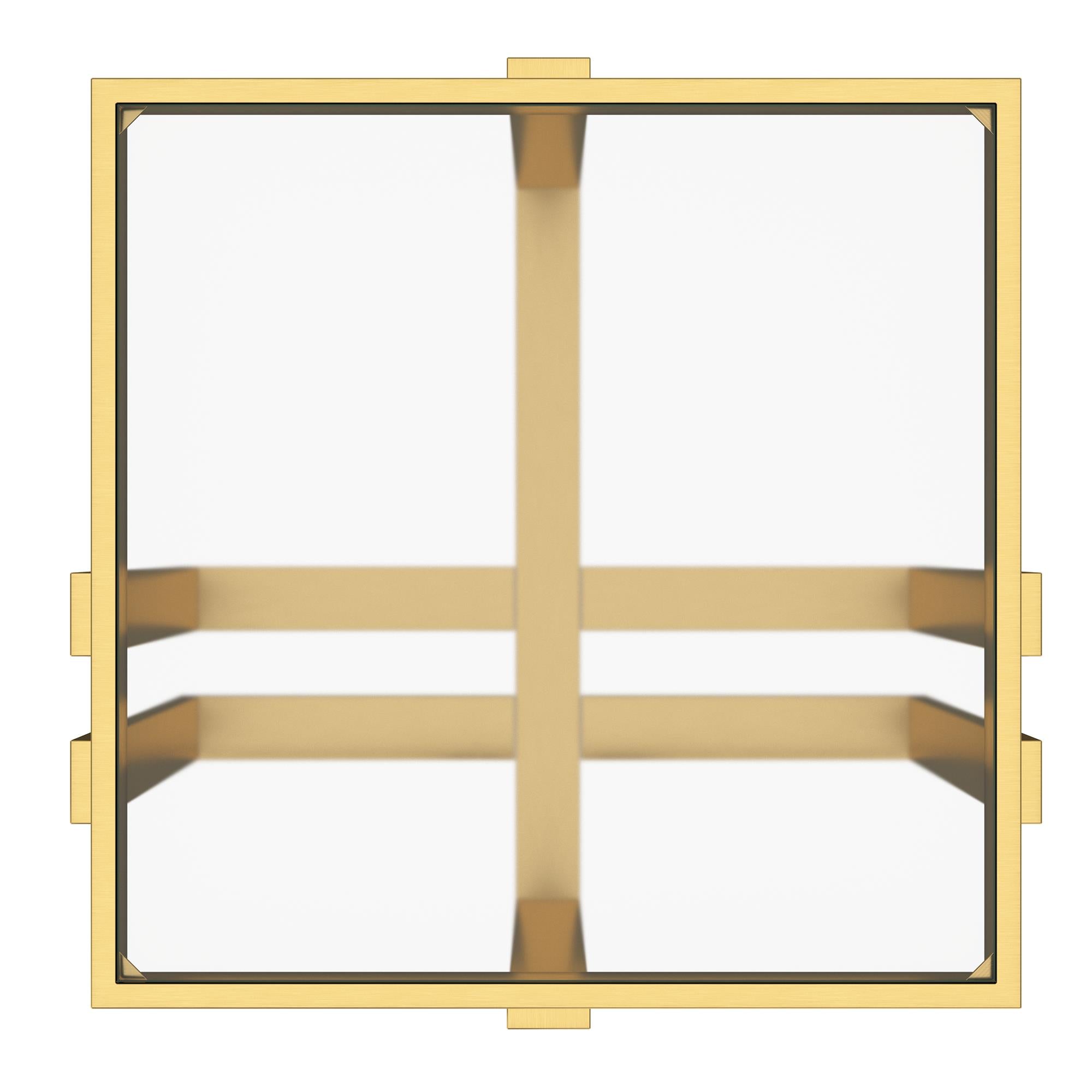 !nspire Paxton 501-167GL Accent Table - Brushed Gold IMAGE 7