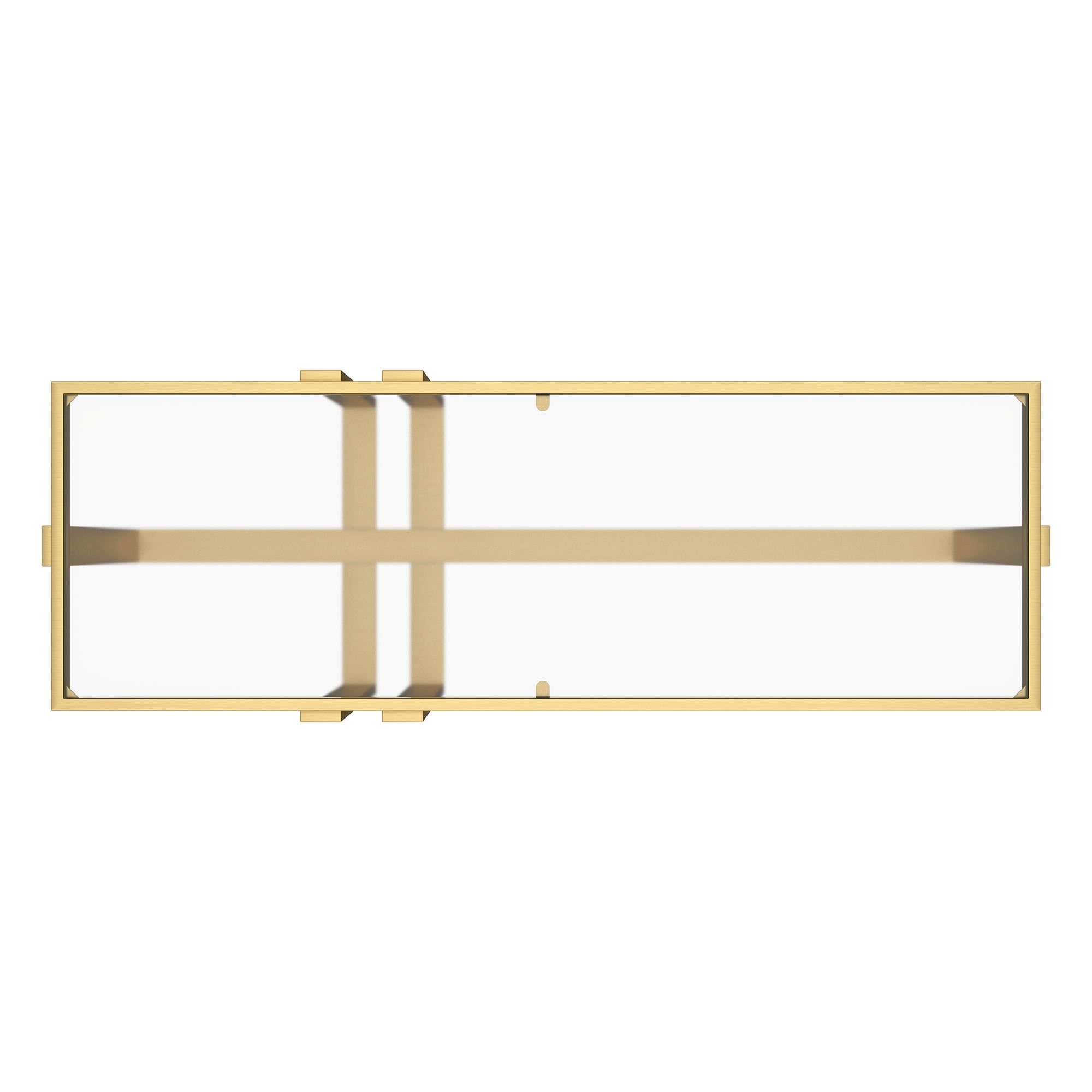 !nspire Paxton 502-167GL Console Table - Brushed Gold IMAGE 7