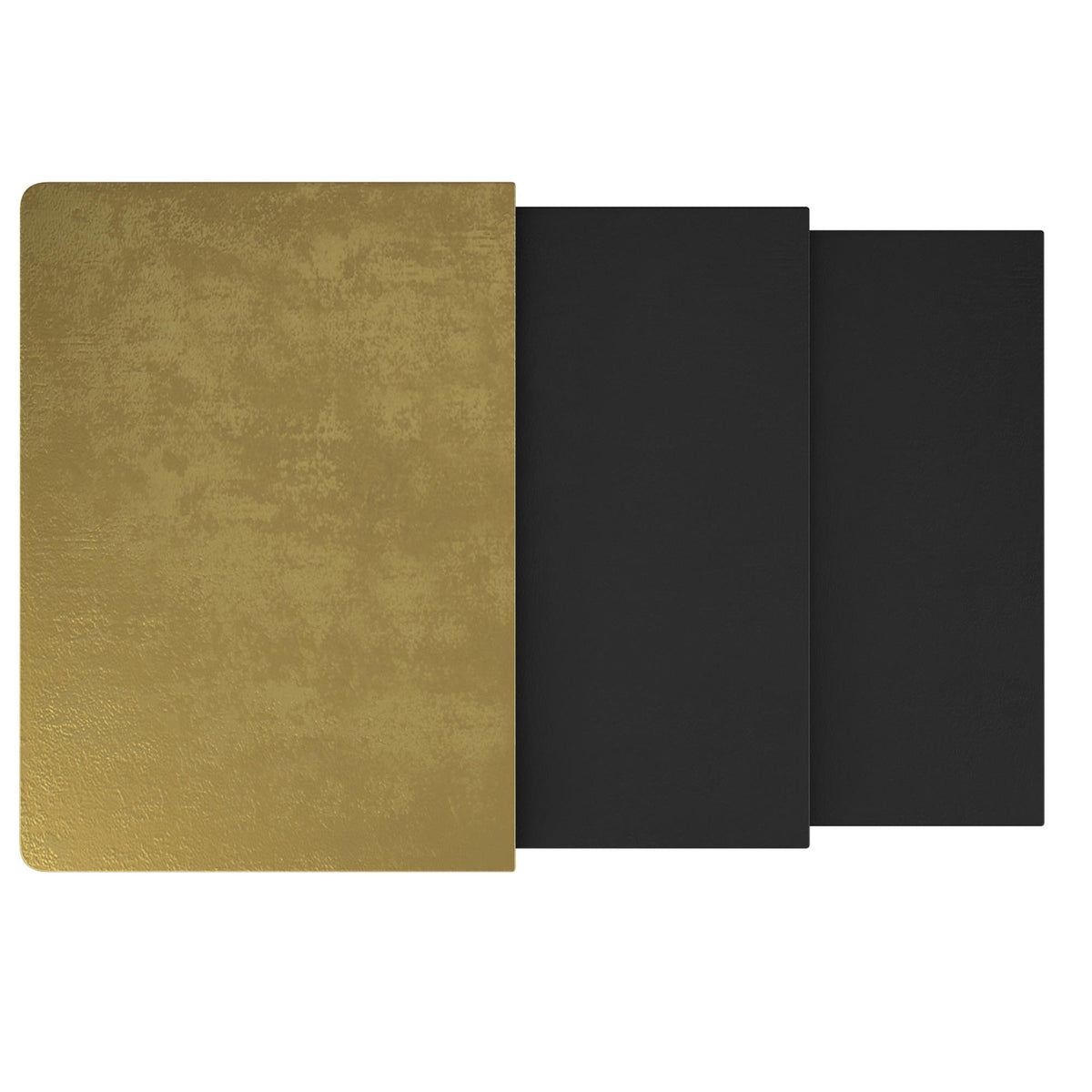 !nspire Bristol 501-855GL_BK 3 pc Accent Table Set - Antique Gold and Black IMAGE 6