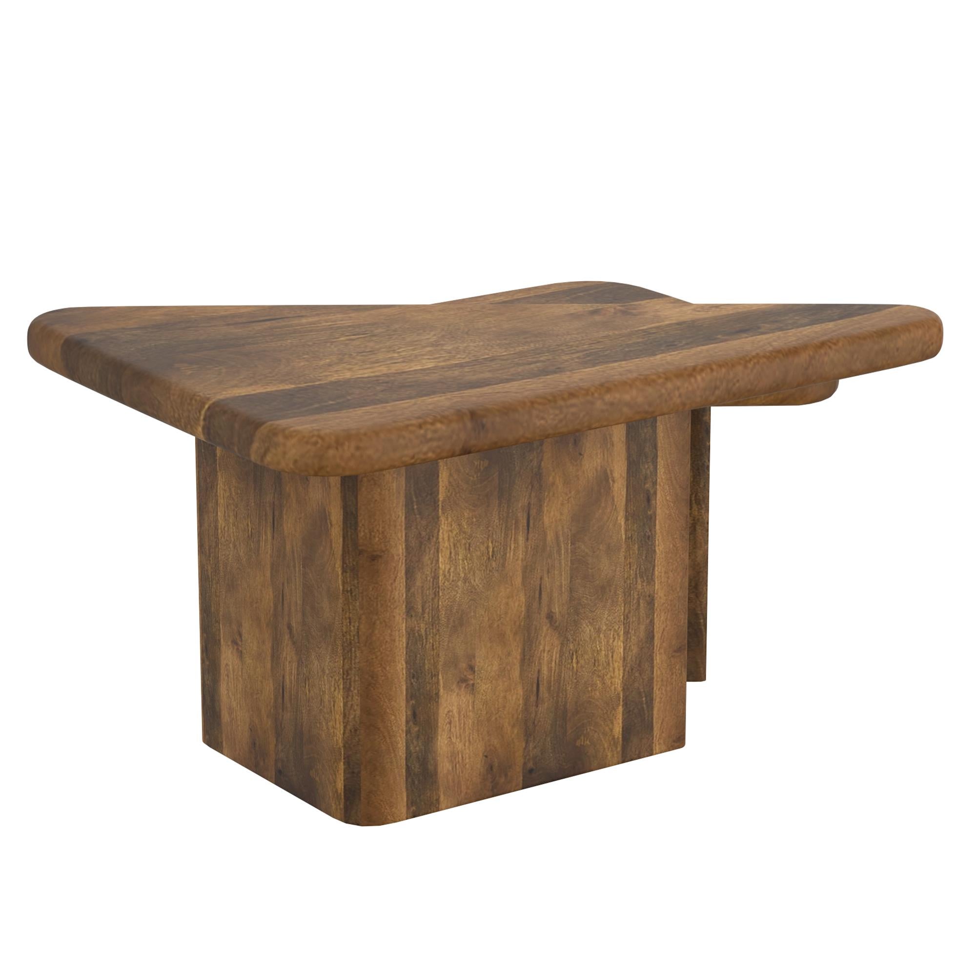 !nspire Draco 303-155WAL 2 pc Coffee Table Set - Walnut IMAGE 3