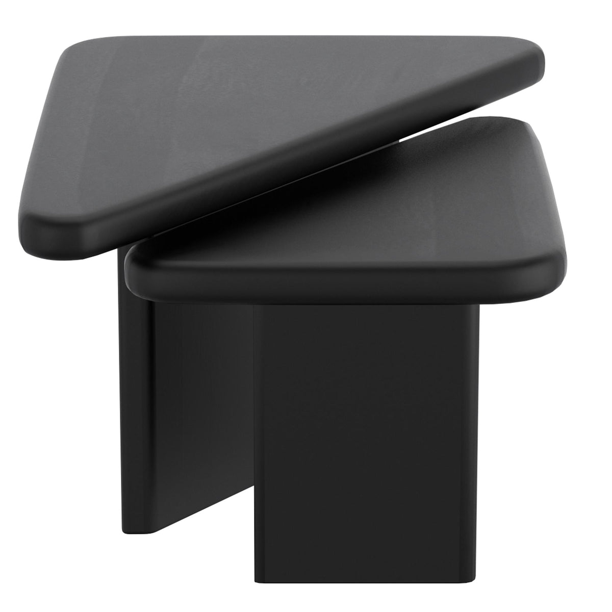 !nspire Draco 303-155BLK 2 pc Coffee Table Set - Black IMAGE 4