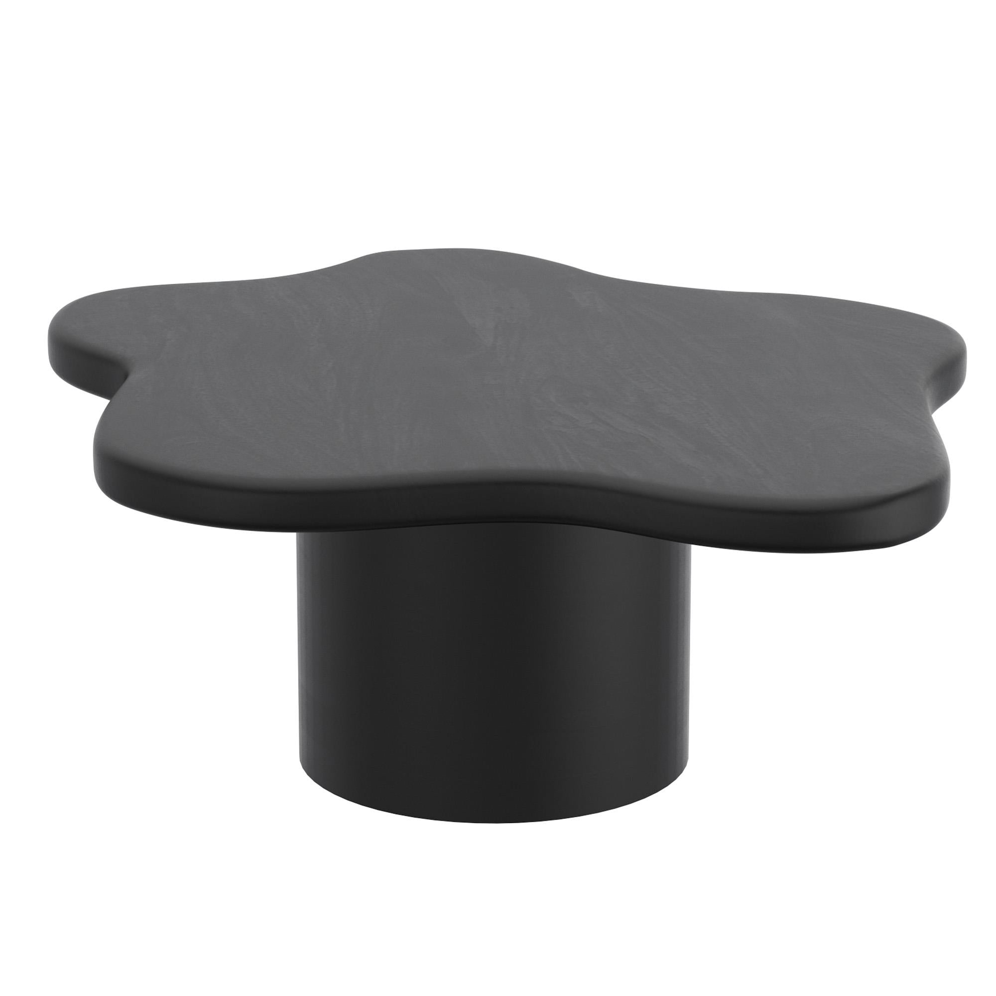 !nspire Mayal 303-149BLK 2 pc Coffee Table Set - Black IMAGE 4