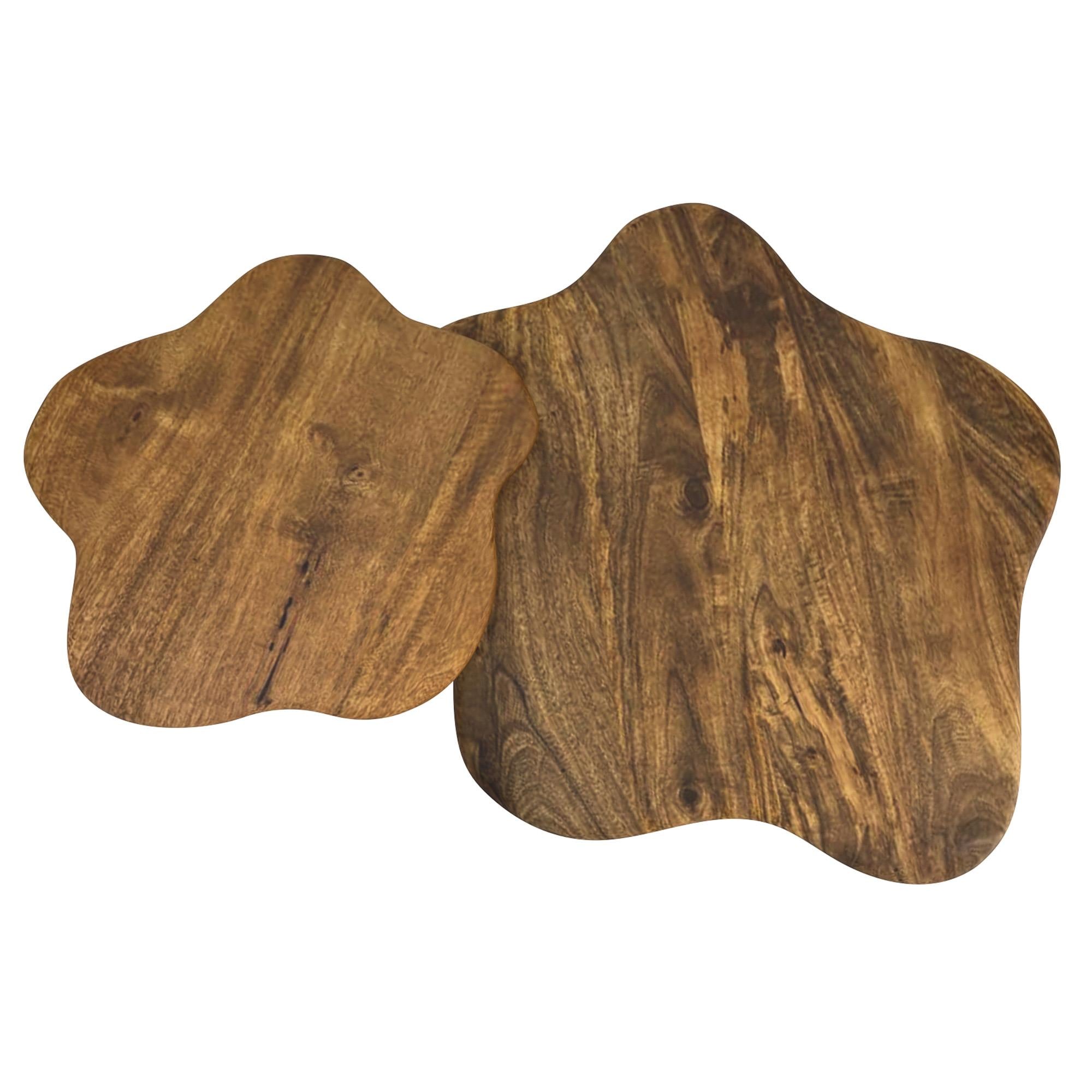 !nspire Mayal 303-149WAL 2 pc Coffee Table Set - Walnut IMAGE 6
