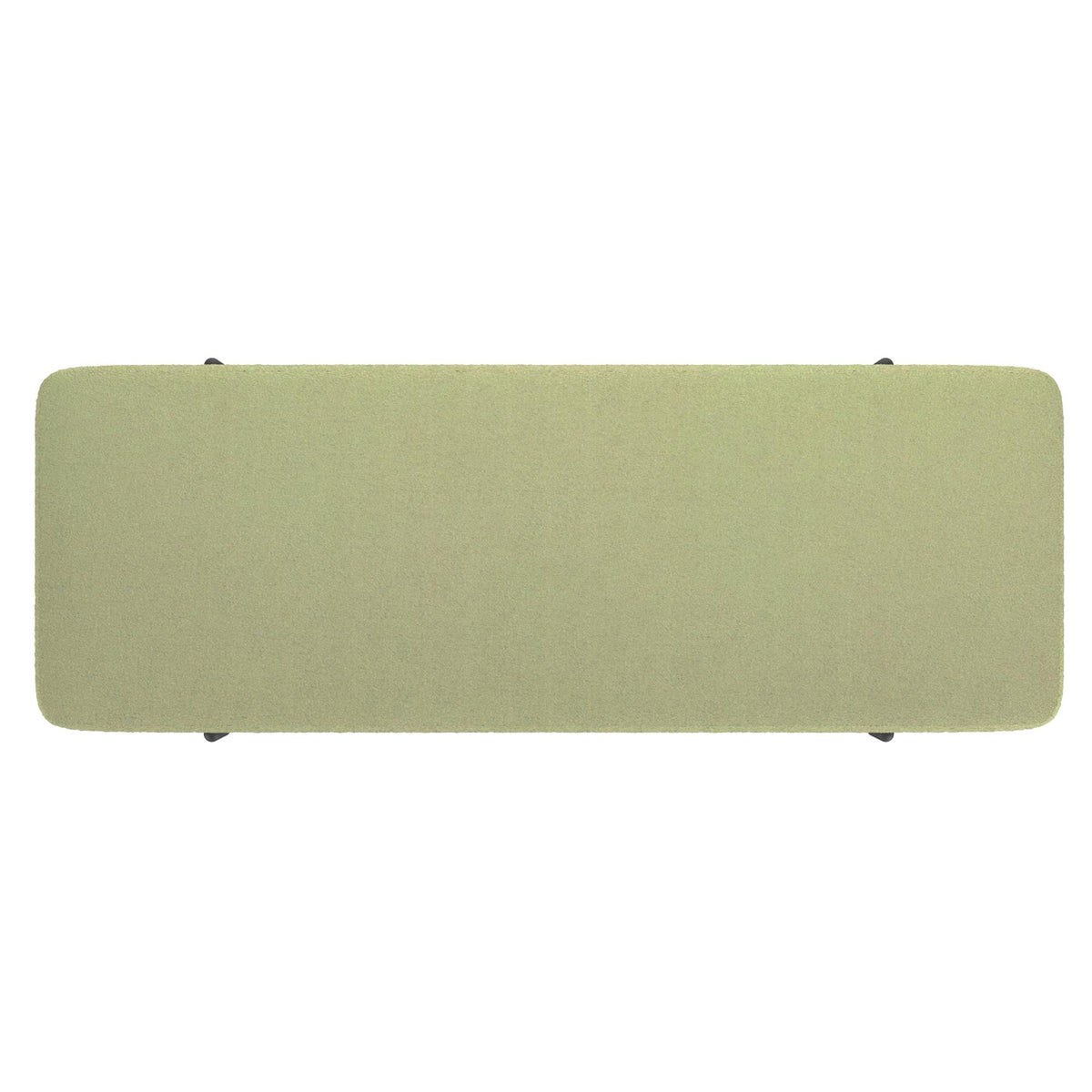 Worldwide Home Furnishings Erzo 402-136SG Storage Ottoman Bench - Sage and Black IMAGE 6