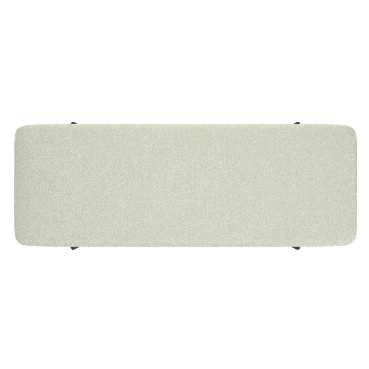 Worldwide Home Furnishings Erzo 402-136WT Storage Ottoman Bench - White and Black IMAGE 6
