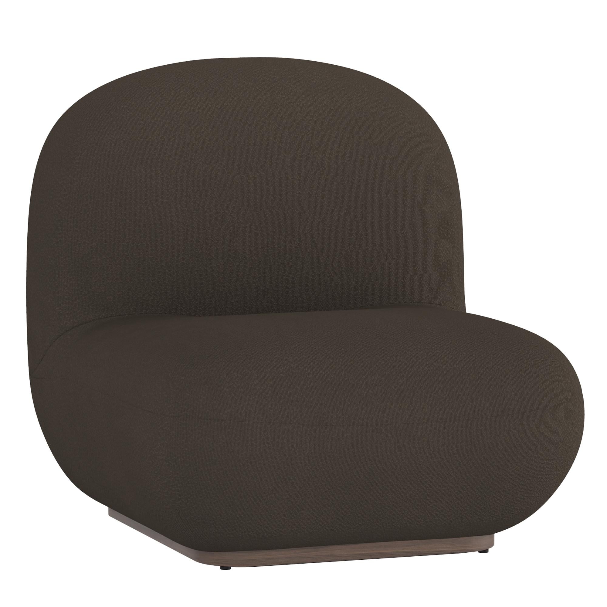 !nspire Zilano 403-115CH Accent Chair - Charcoal Boucle IMAGE 1