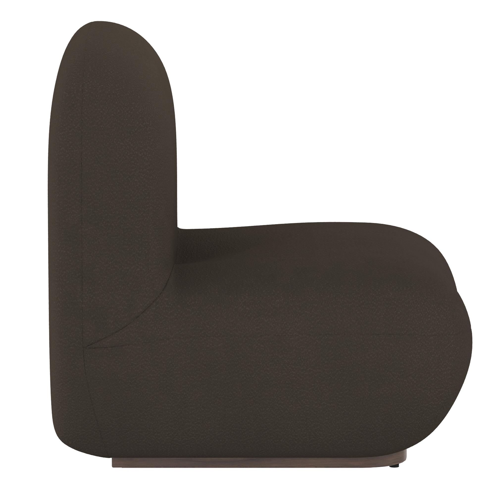 !nspire Zilano 403-115CH Accent Chair - Charcoal Boucle IMAGE 4