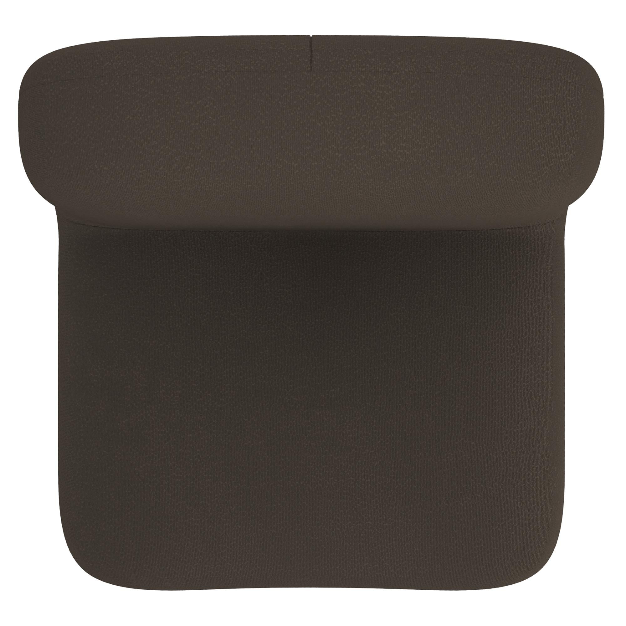 !nspire Zilano 403-115CH Accent Chair - Charcoal Boucle IMAGE 6