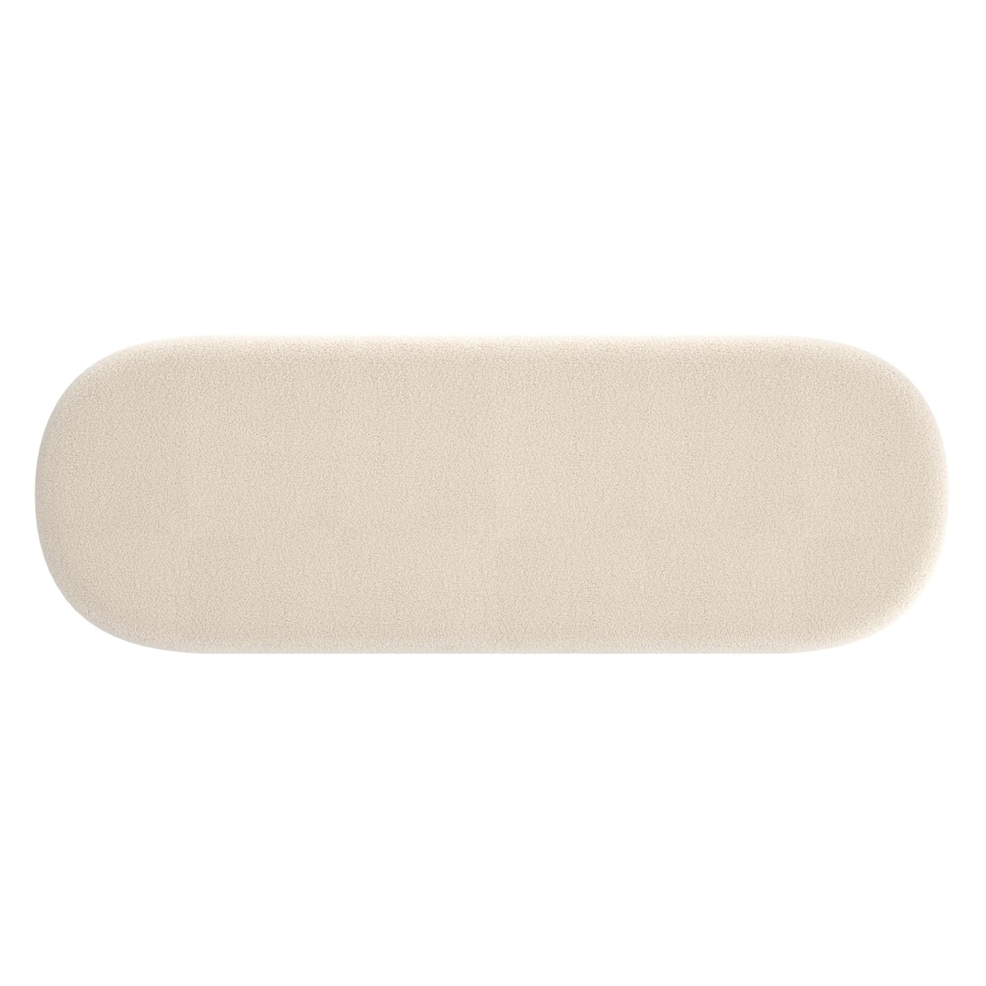 !nspire Azoro 401-163CM Bench - Cream Boucle IMAGE 6