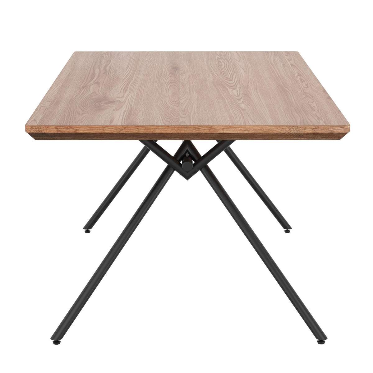 Worldwide Home Furnishings Bronx 201-267NAT Rectangular Dining Table - Natural IMAGE 4