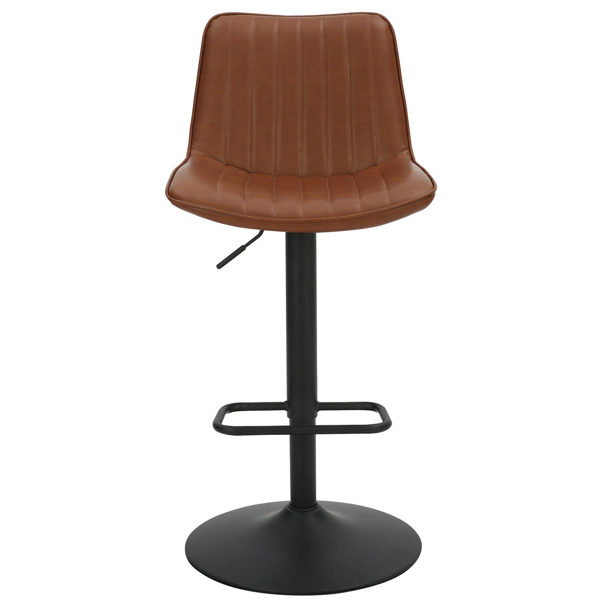 !nspire Kosi 203-190SD Adjustable Air-Lift Stool - Saddle and Black IMAGE 5
