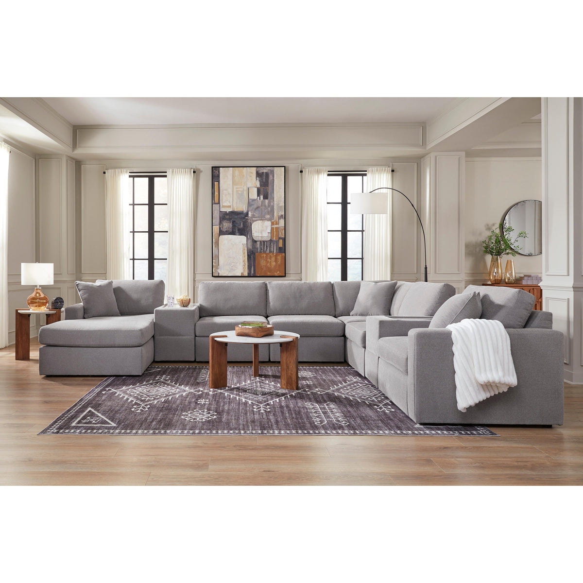 Signature Design by Ashley Modmax 92104S43 8 pc Sectional with Chaise IMAGE 3