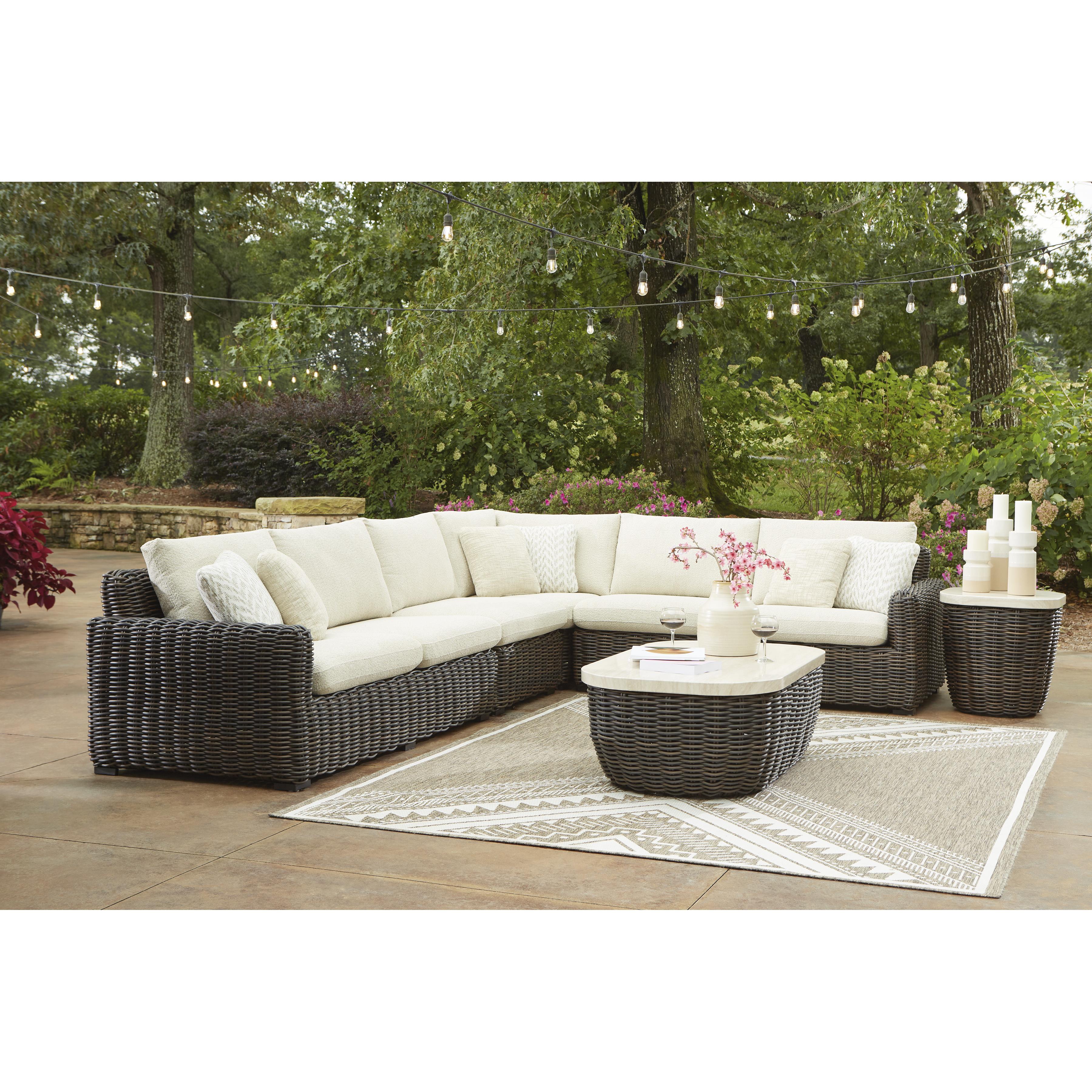 Signature Design by Ashley Kimora P711P2 4 pc Outdoor Sectional IMAGE 3