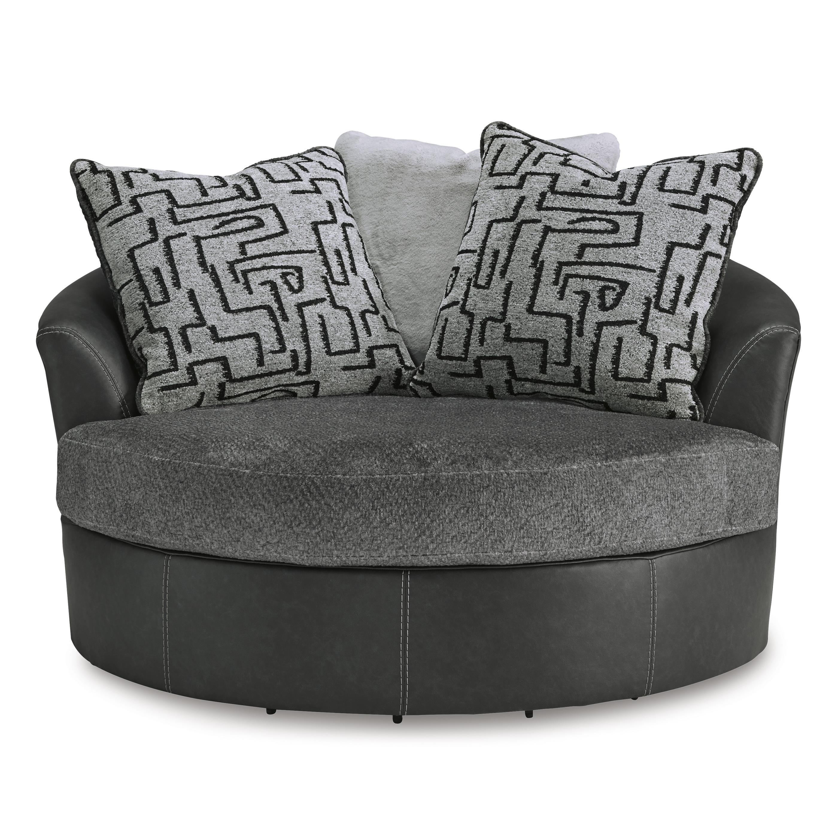 Benchcraft Brixley Pier 2990621C Oversized Swivel Accent Chair IMAGE 2