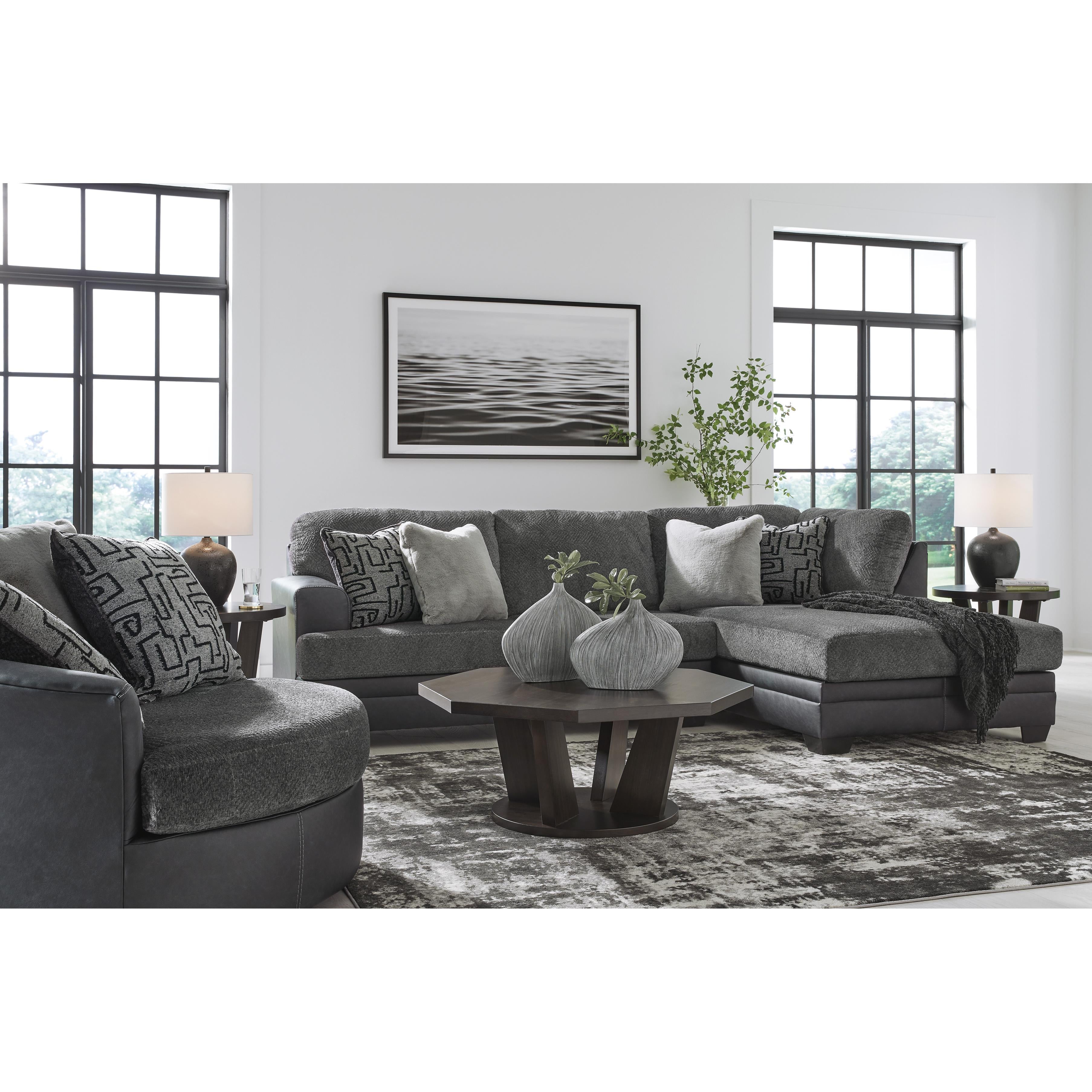 Benchcraft Brixley Pier 2990621C Oversized Swivel Accent Chair IMAGE 6