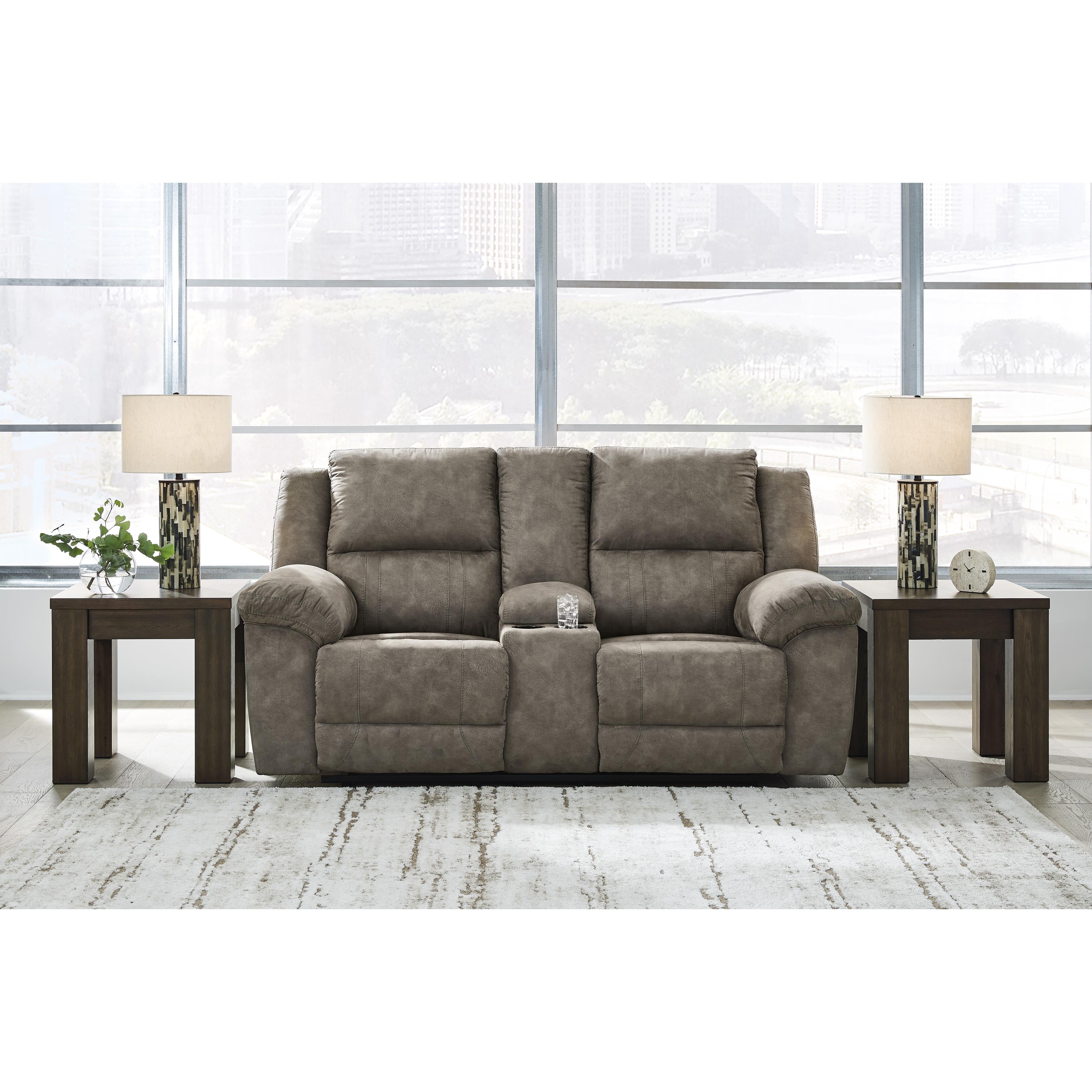 Signature Design by Ashley Laresview 3720394C Double Reclining Loveseat with Console IMAGE 6