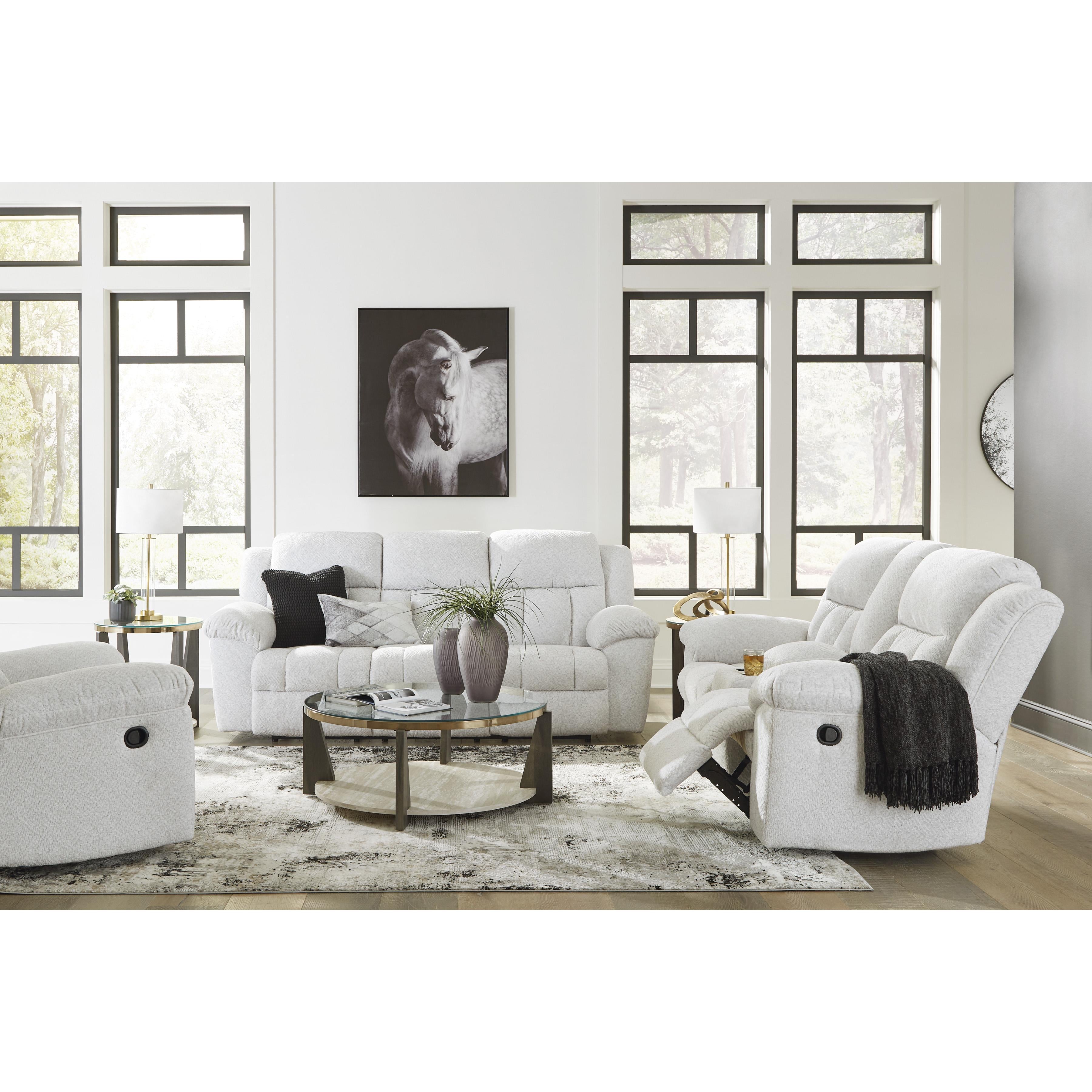 Signature Design by Ashley Frohn 3740594C Double Reclining Loveseat with Console IMAGE 14
