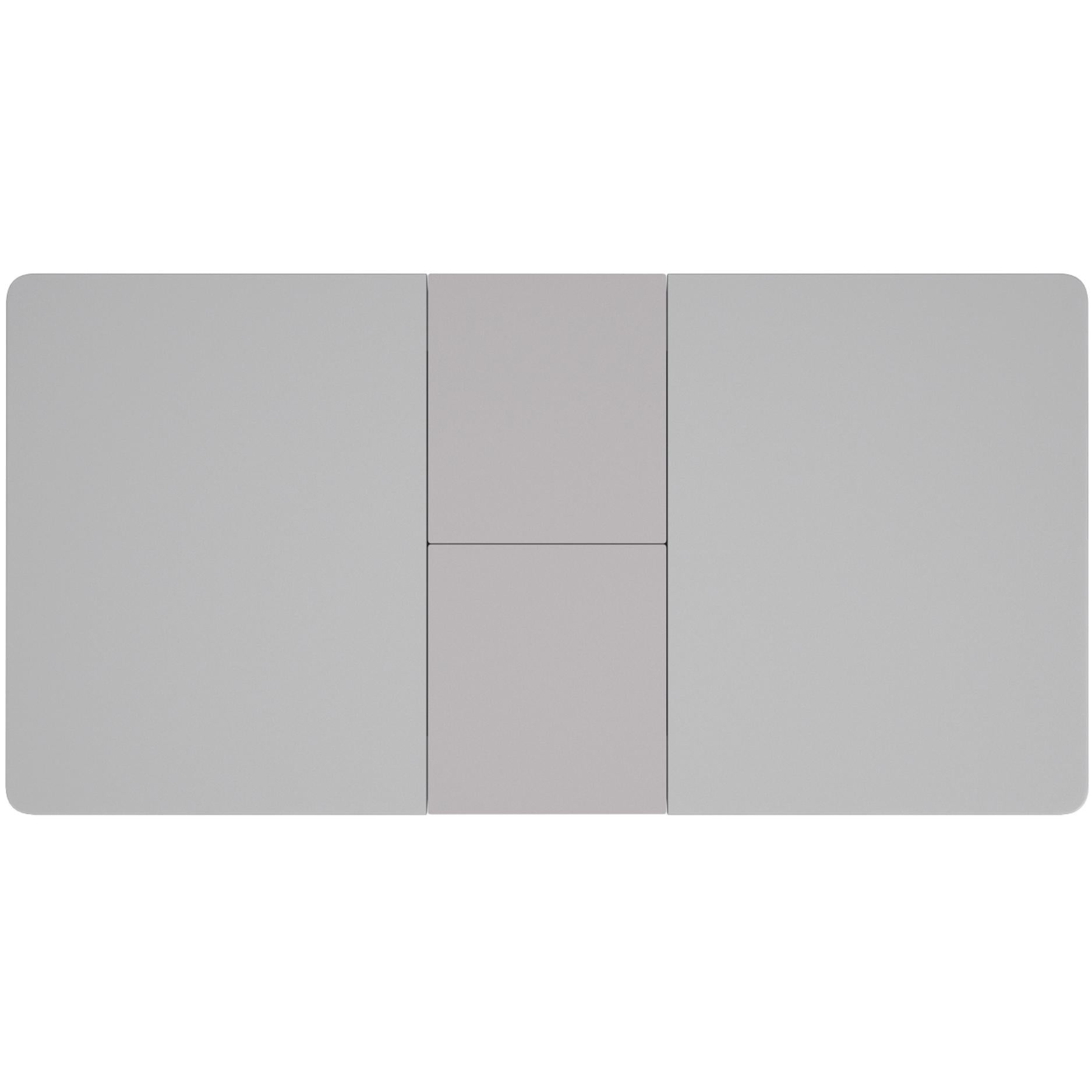 Worldwide Home Furnishings Corvus/Devo 207-159WGY_087WT 7 pc Dining Set - Warm Grey Table with White Chair IMAGE 6