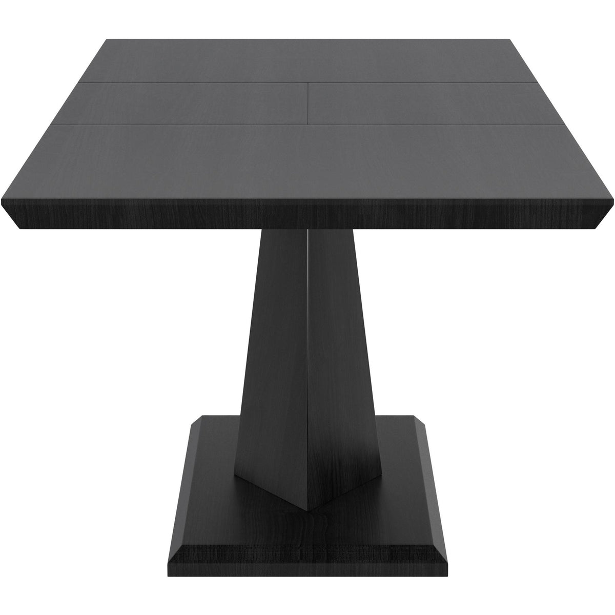 Worldwide Home Furnishings Eclipse/Koda 207-860BK_158PUBG 7 pc Dining Set - Black Table with Beige Chair IMAGE 4