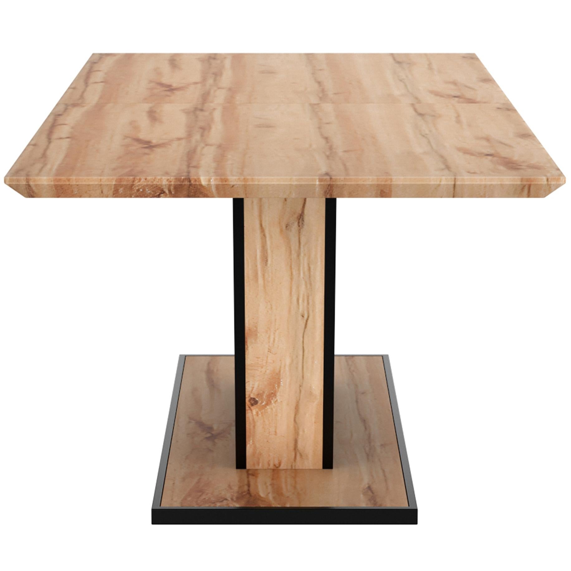 Worldwide Home Furnishings Forna/Brodi 207-161NAT_138CH 7 pc Dining Set - Natural Table with Charcoal Chair IMAGE 4