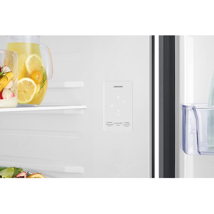 Samsung 30-inch, 17.5 cu. ft. Freestanding Top Freezer Refrigerator with AI Energy Mode RT18DG6500S9AC IMAGE 7