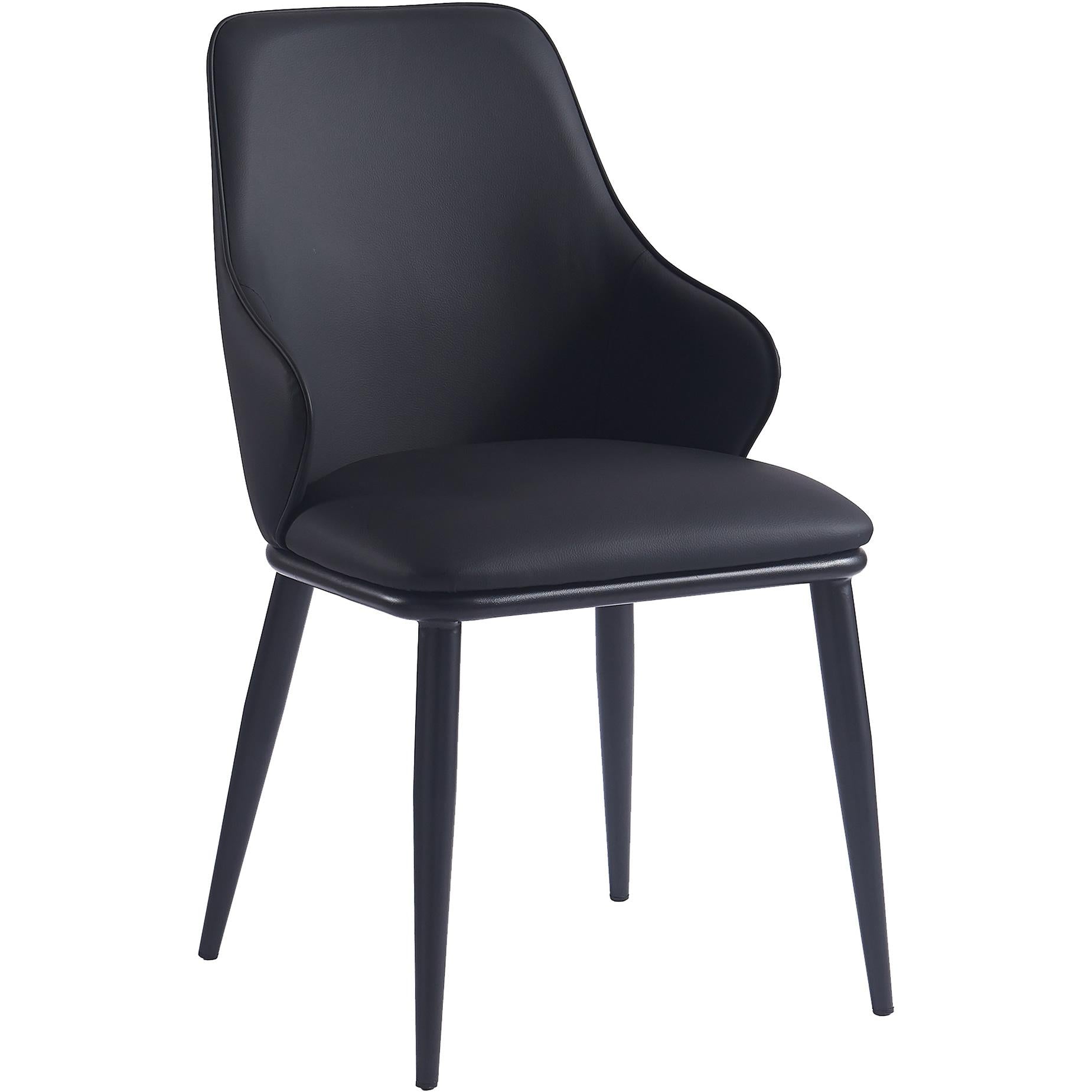 Worldwide Home Furnishings Godiva/Kash 207-142GY_084BLK 5 pc Dining Set - Grey with Black Chair IMAGE 6