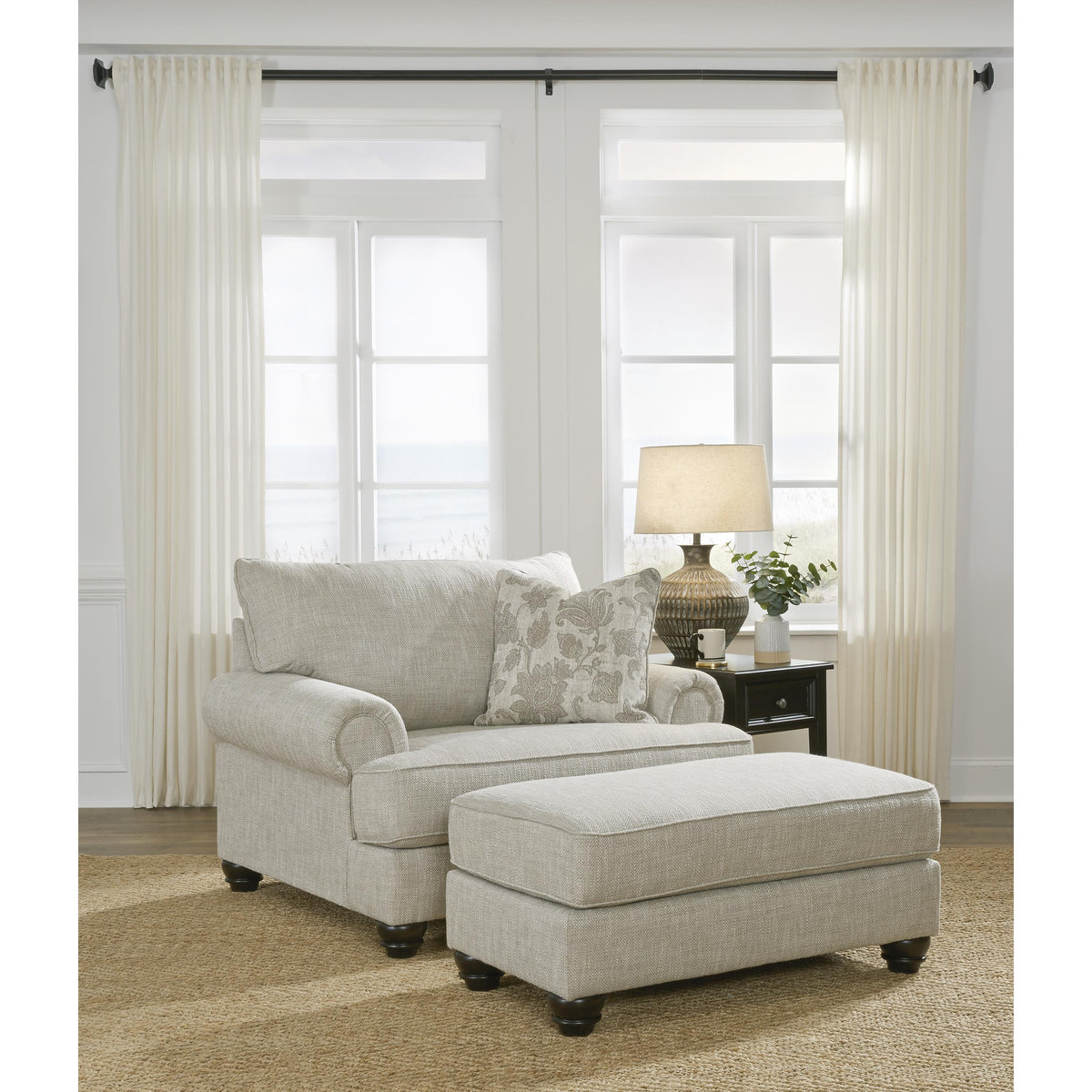 Benchcraft Asanti 13201U3 Oversized Chair and Ottoman IMAGE 1