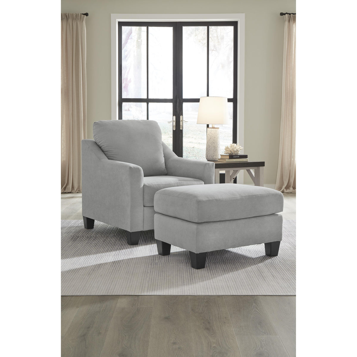 Signature Design by Ashley Adlai 30103U1 Chair and Ottoman IMAGE 1