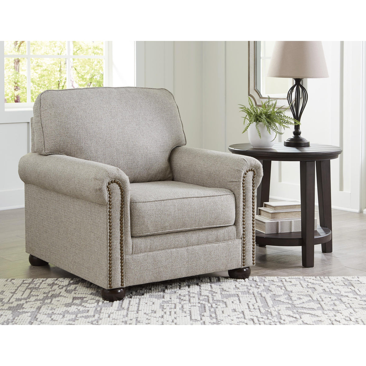 Signature Design by Ashley Gaelon 37307U2 Chair and Ottoman IMAGE 3