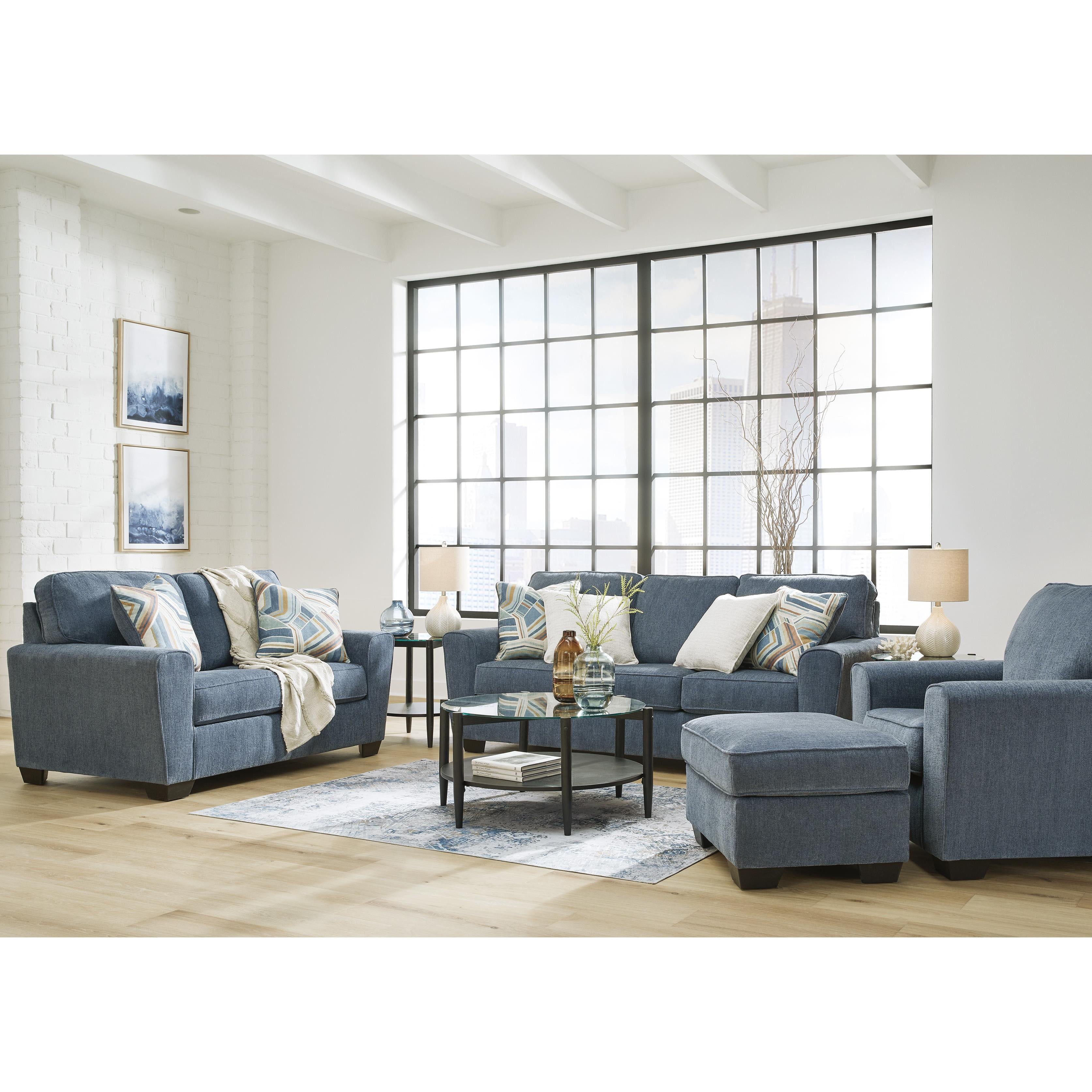 Signature Design by Ashley Cashton 40605U2 Chair and Ottoman IMAGE 4