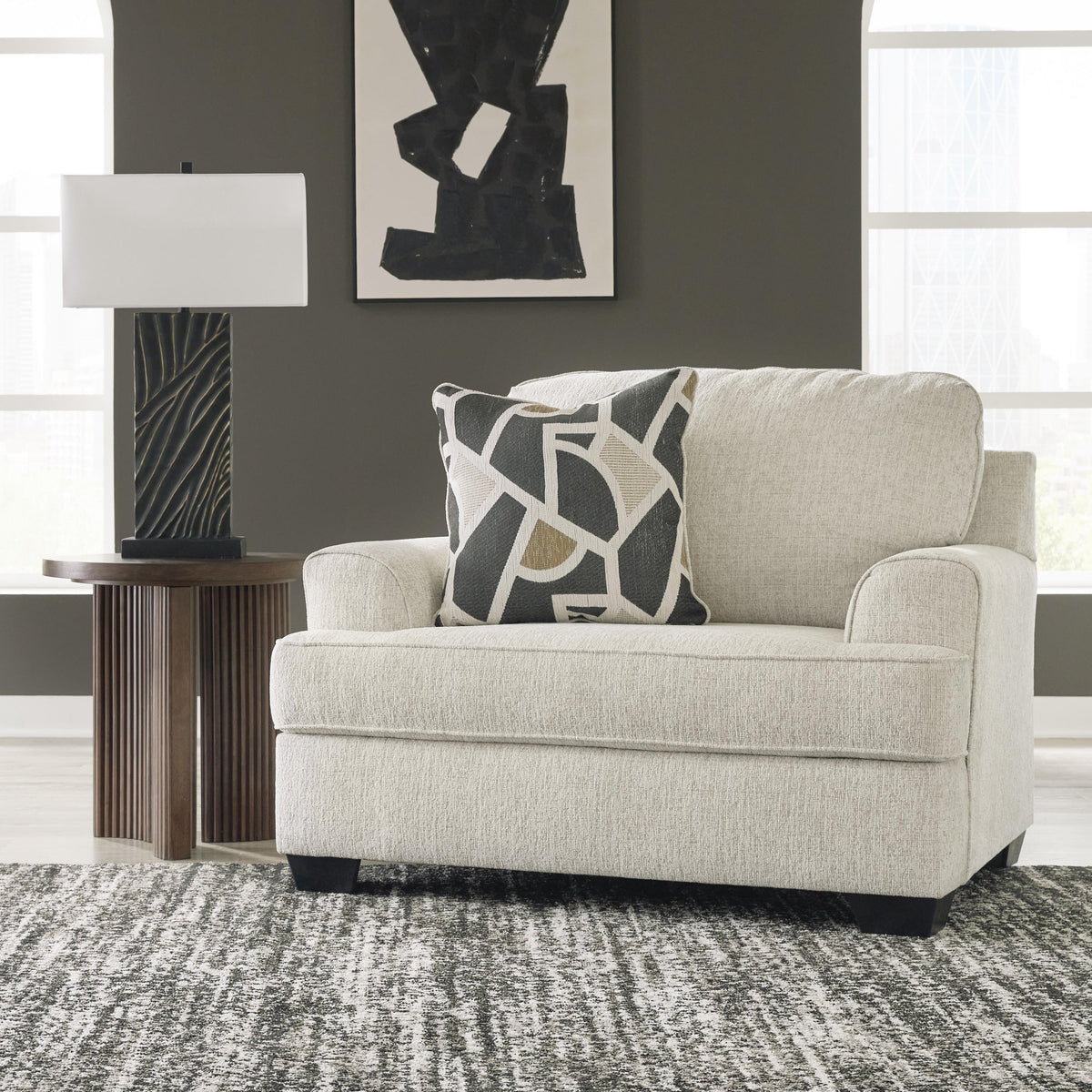 Benchcraft Heartcort 44604U1 Oversized Chair and Ottoman IMAGE 3