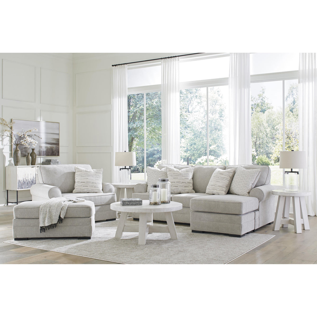 Benchcraft Eastonbridge 56603U2 Oversized Chair and Ottoman IMAGE 4